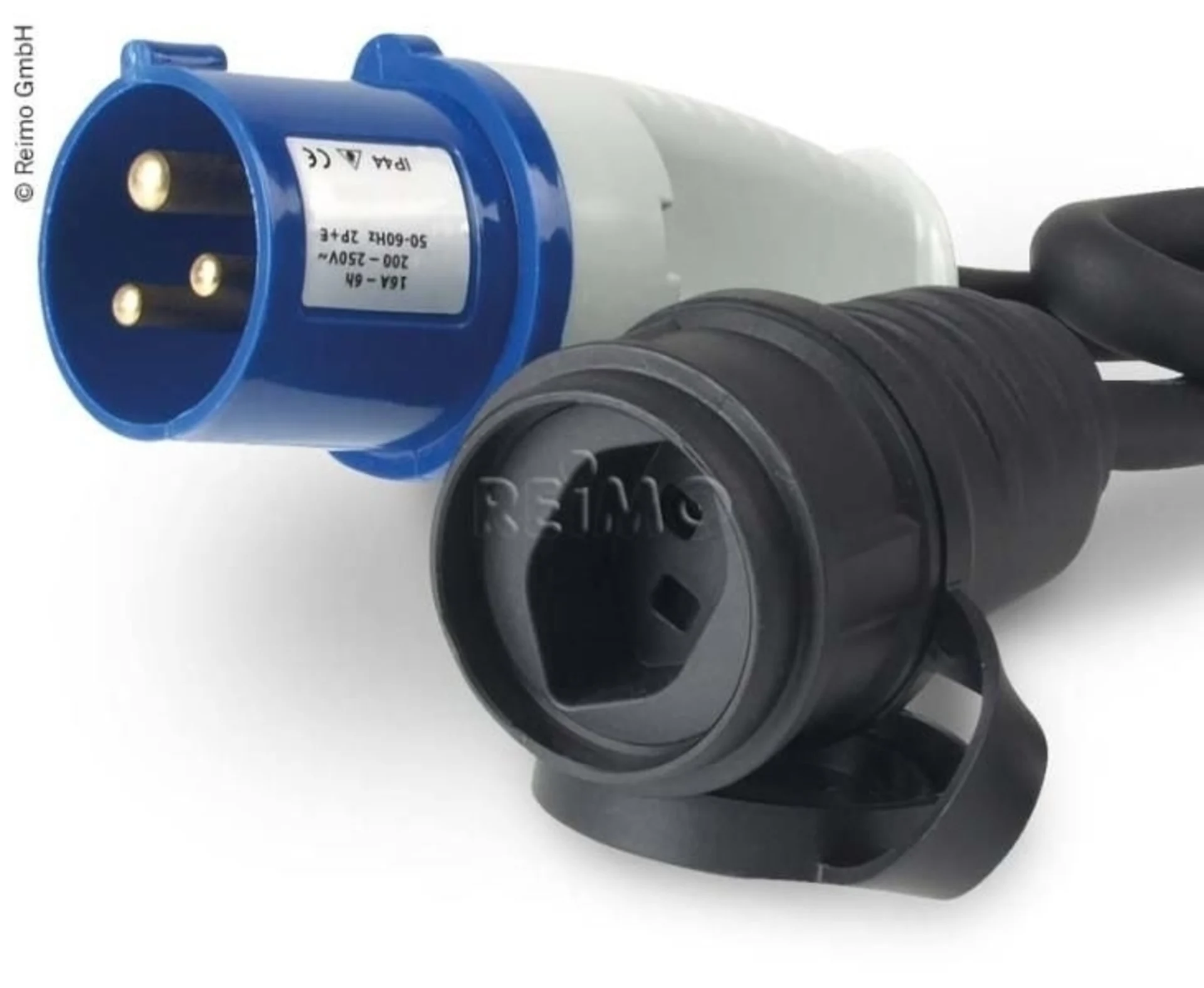 Câble adaptateur avec prise Suisse, 1,5m de long, H07RN