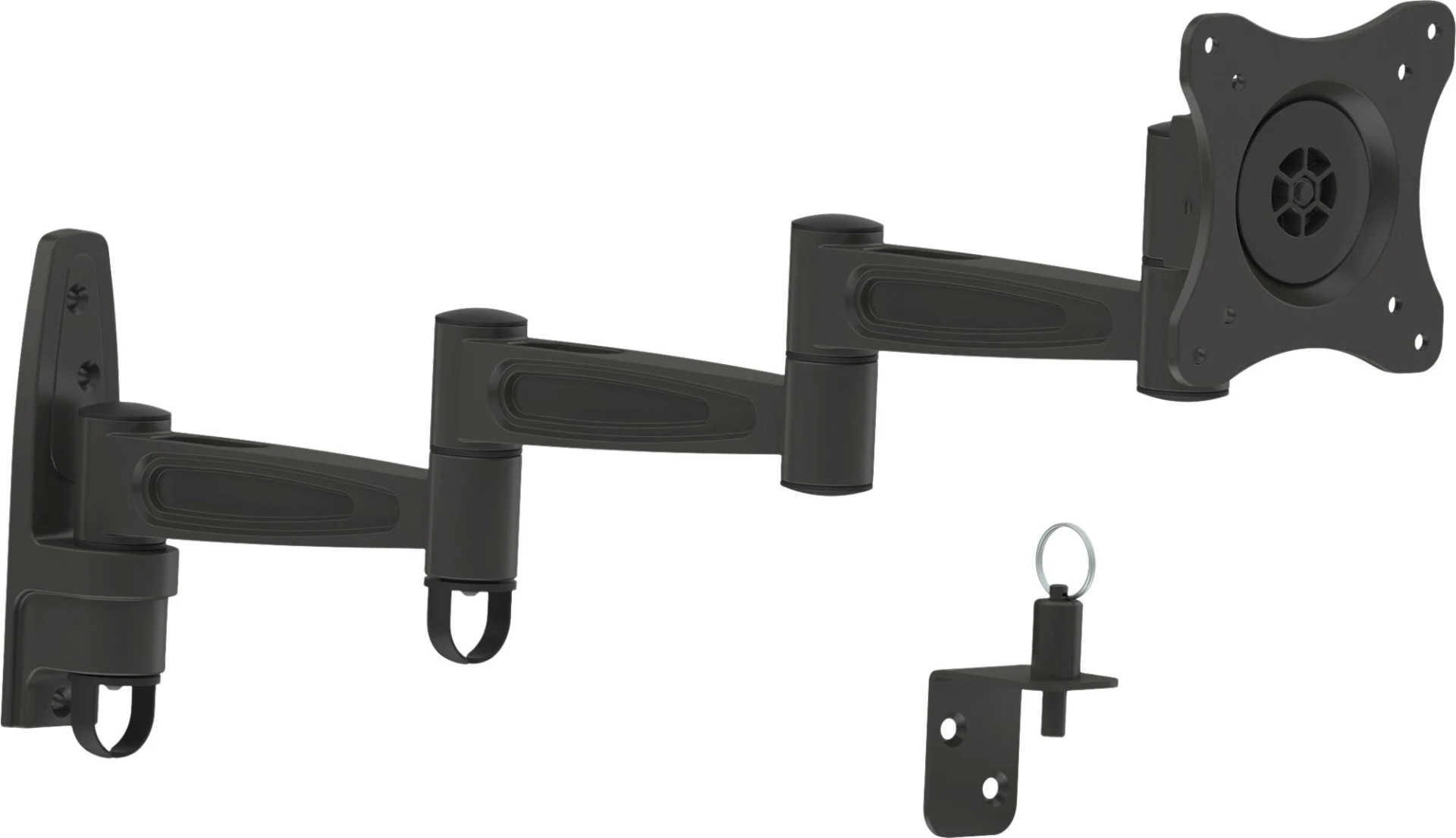 Support mural pour téléviseur Avtex AK87TM à trois bras, de 13 à 27 pouces