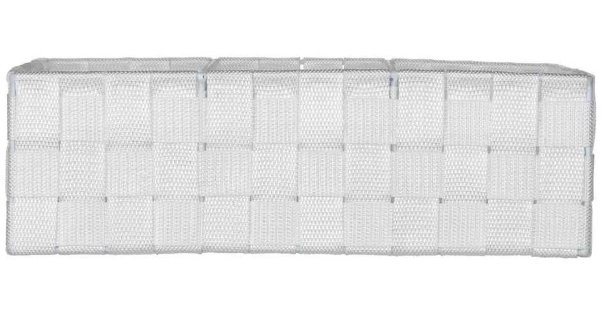 Panier de rangement Wenko Adria avec poignée, 3 compartiments, blanc Panier de rangement Wenko Adria avec poignée, 3 compartiments, blanc