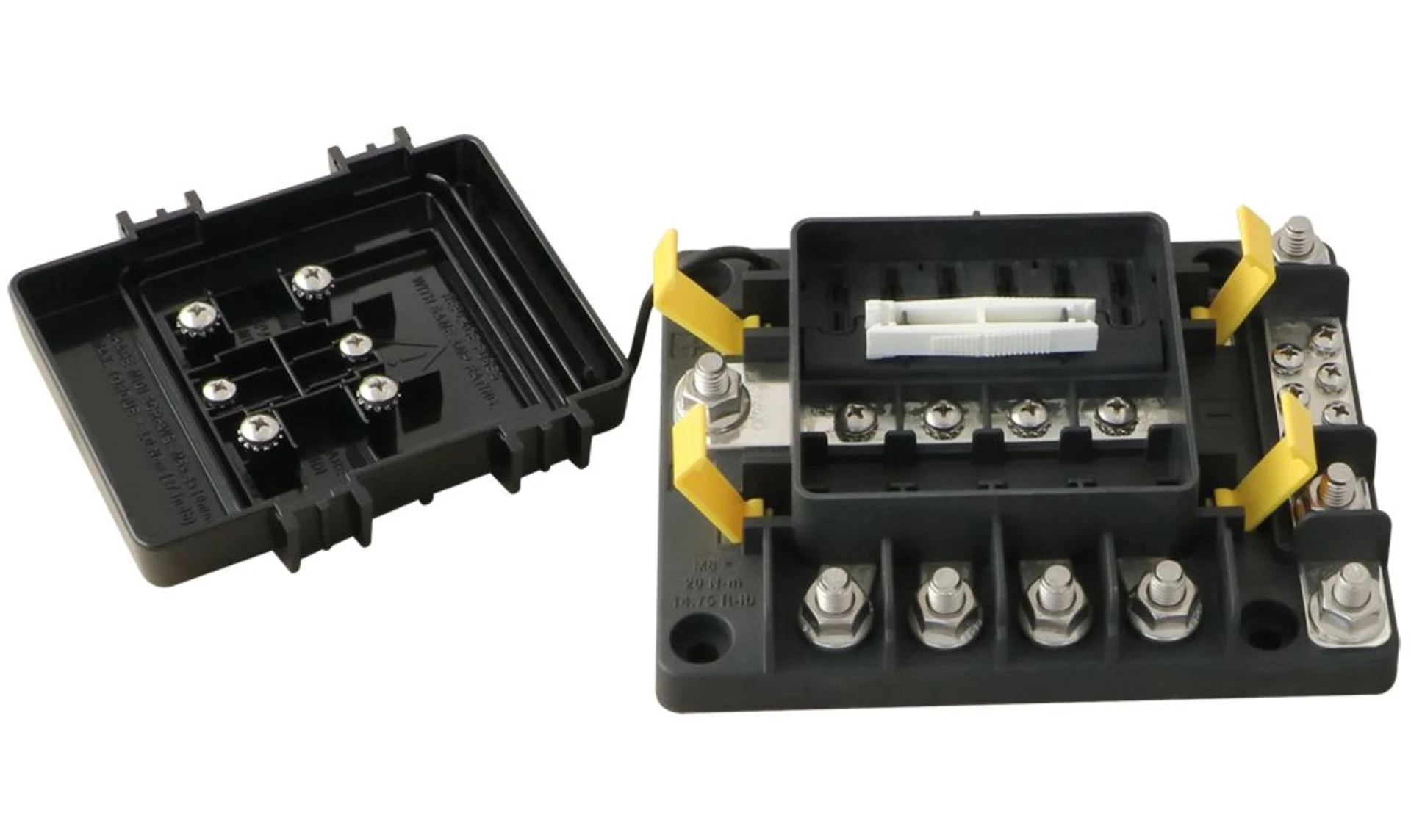 Boîte à fusibles 4x Midi plus 6x ATO Boîte à fusibles 4x Midi plus 6x ATO