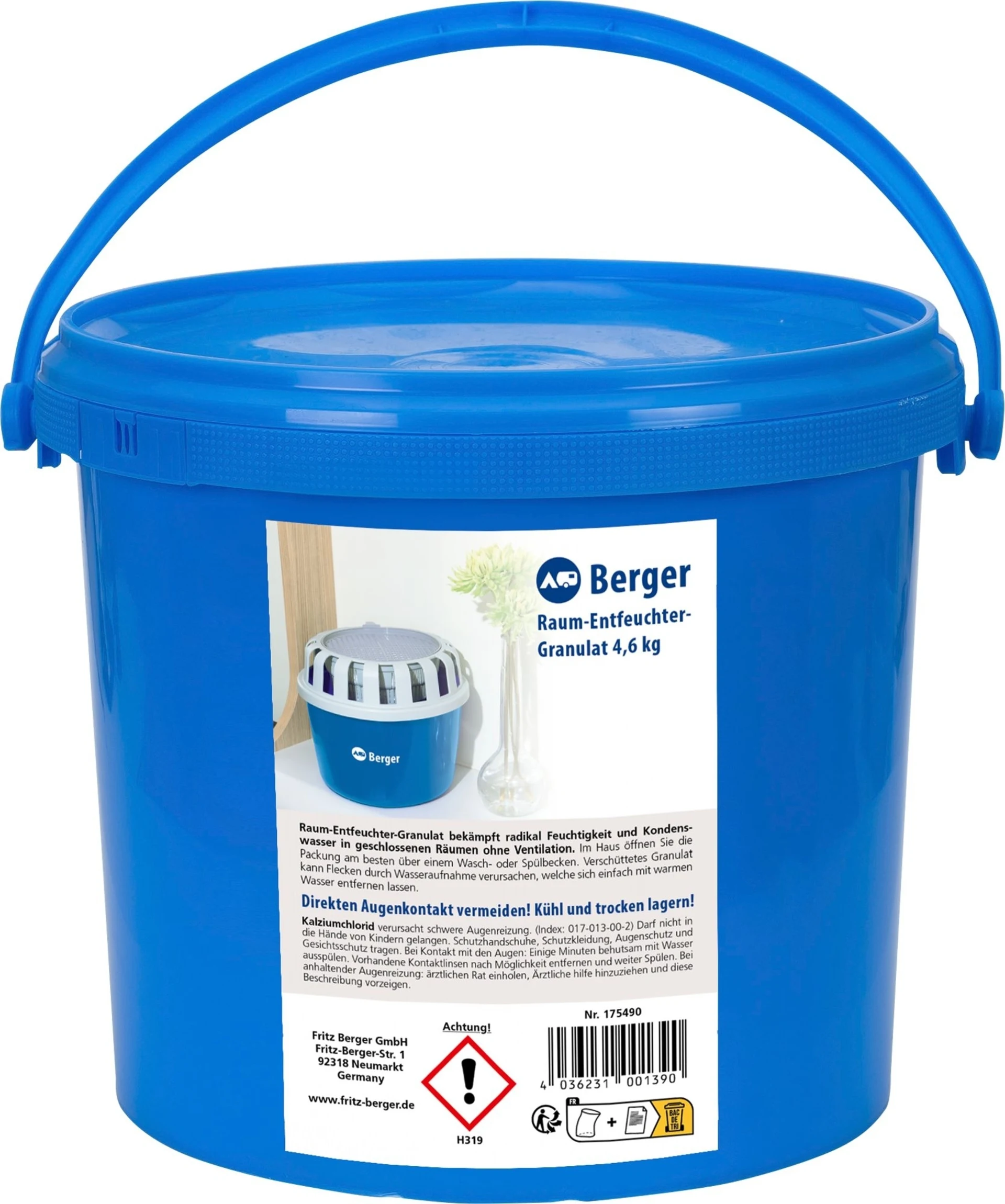 Berger Luftentfeuchter Granulat 4,6 kg