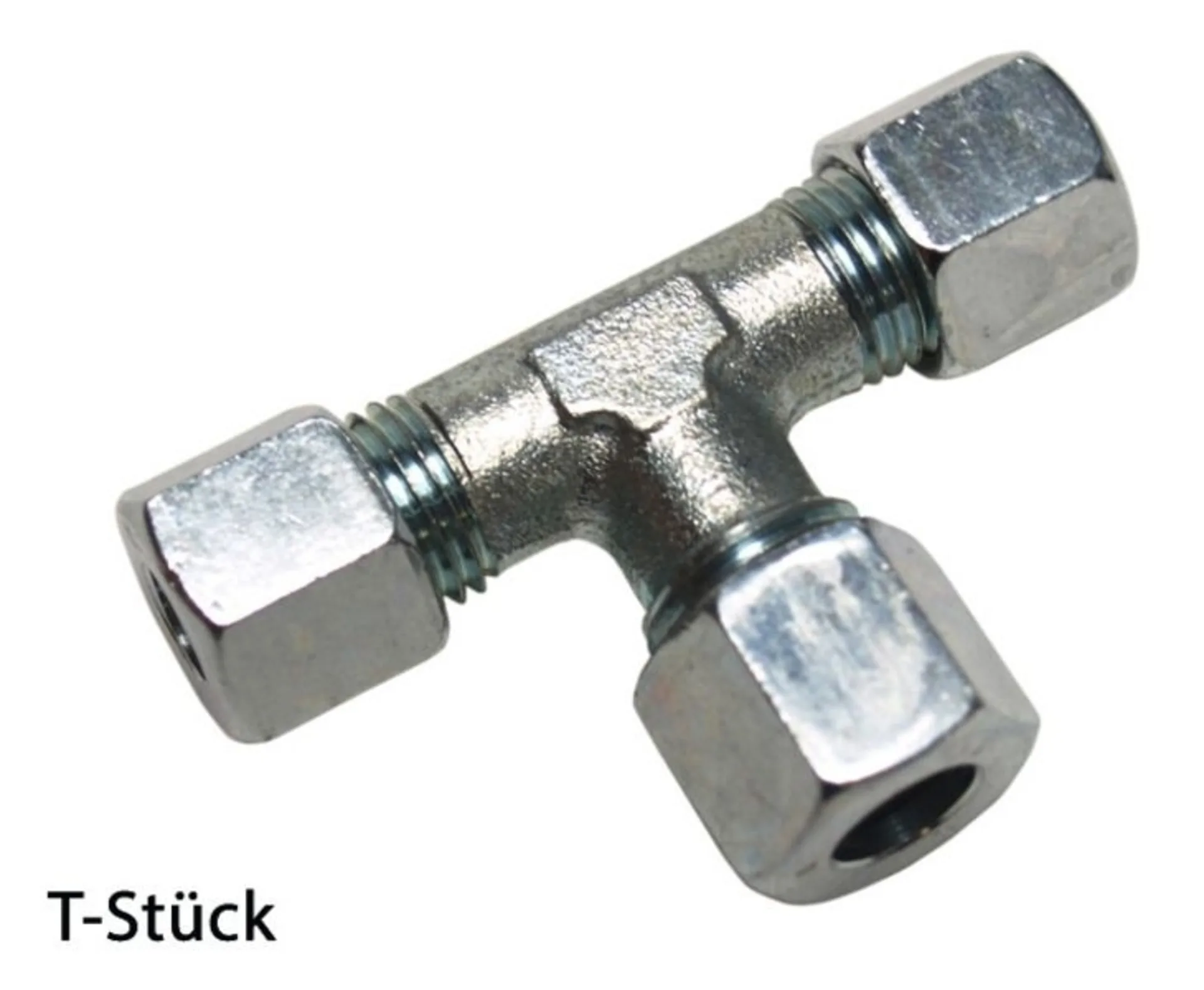 DIN Raccords à bague coupante pour tuyau à gaz, galvanisés - 10mm