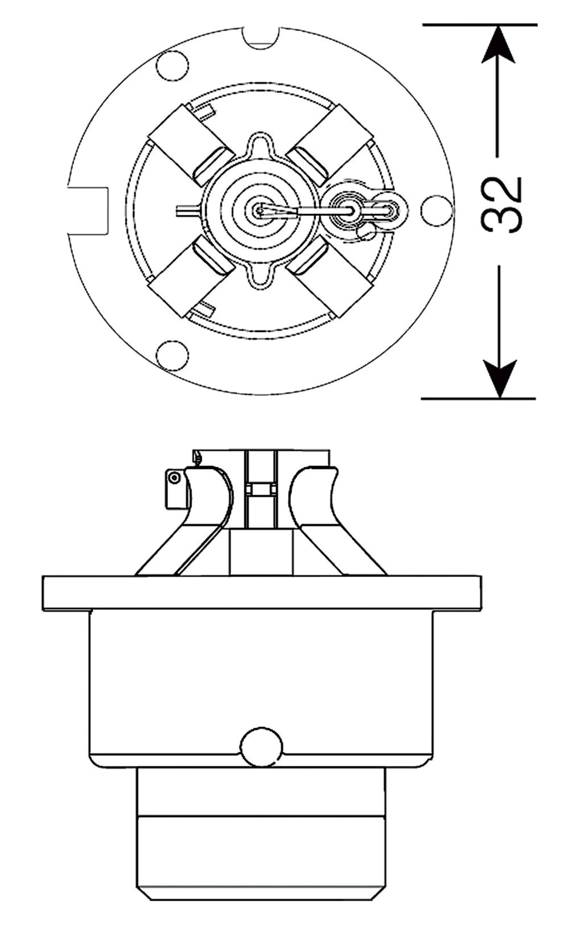 Osram Gasentladungslampe Xenarc D4S 35W