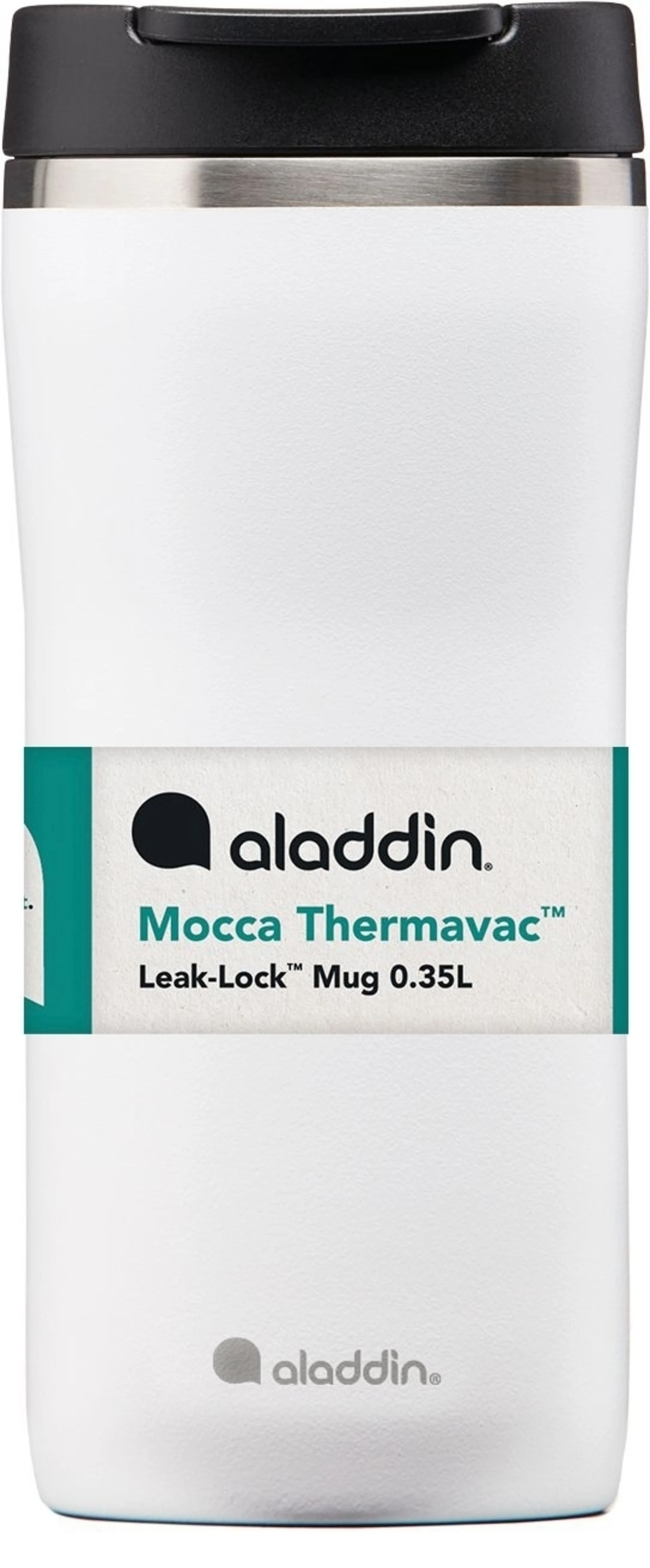 Aladdin Barista Mocca gobelet isolé en acier inoxydable 0,35 litre blanc neige