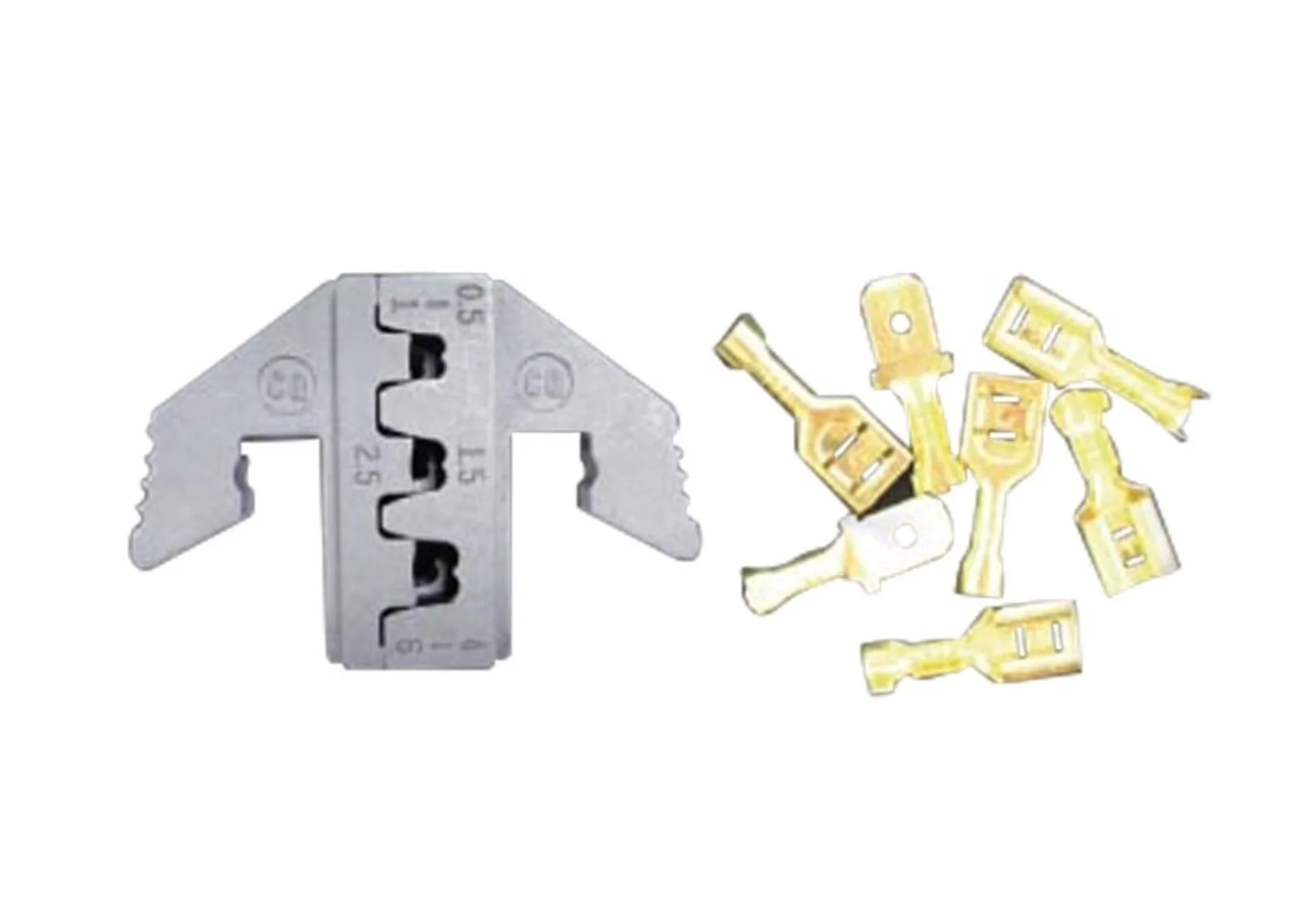 Pressform CQ für blanke Kabelschuhe 0.5 - 6 mm2 passend zu Presszange GL0601/PZ