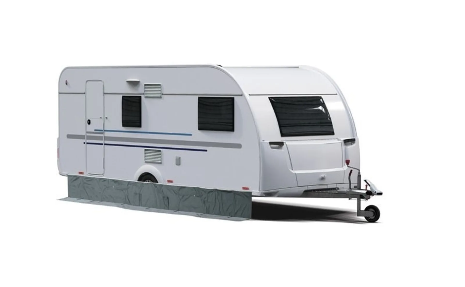 Bodenschürze für Wohnwagen und Caravan inklusive Tragetasche