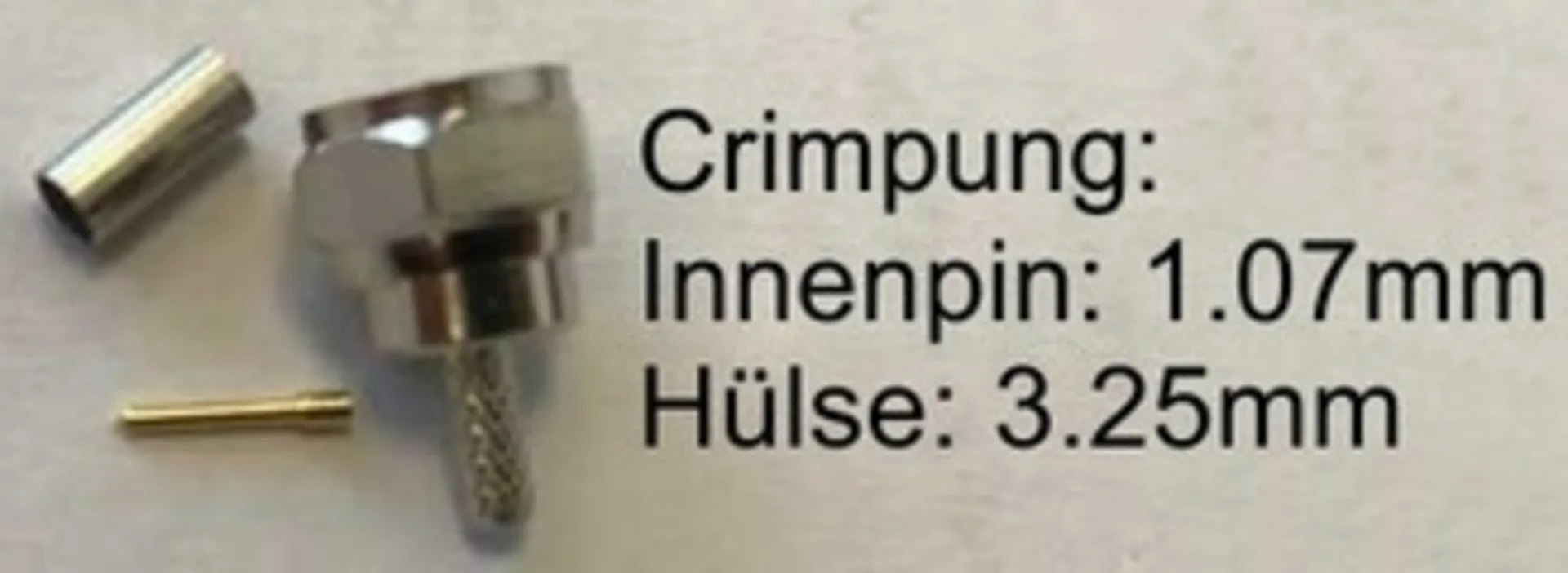 F-Stecker JY4013 für RG179 (Teflon) (ersetzt 3.760.0006)