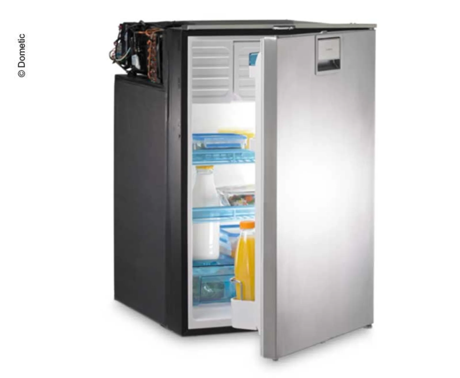 Dometic Coolmatic CRX 140S, panneau frontal en acier inoxydable