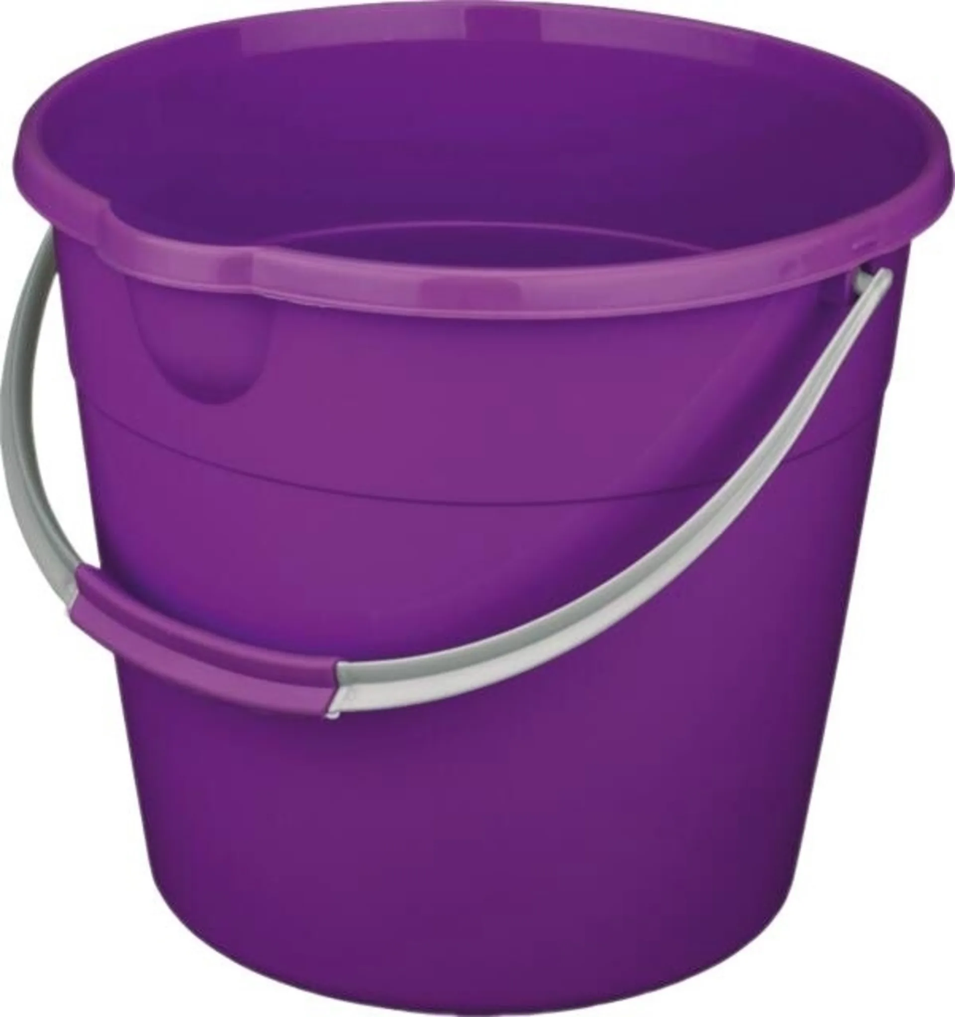 Lockweiler Softline Eimer mit Ausguss 10 Liter brombeer