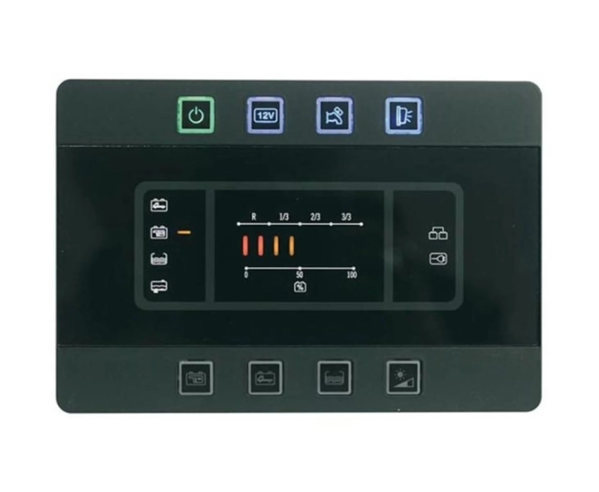Système d'affichage et de commutation pour alimentation électrique 12V avec affichage LED : PC180 Système numérique