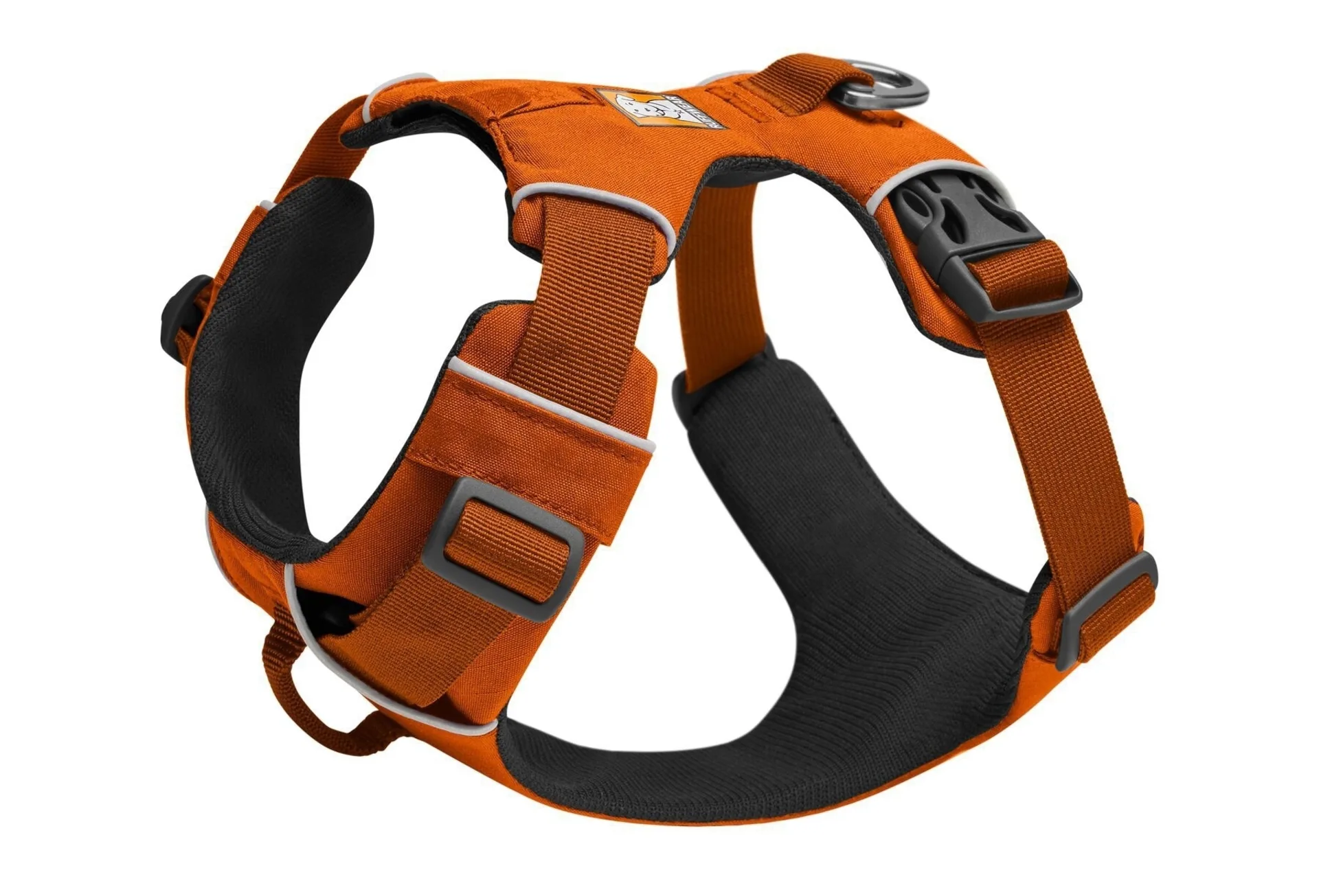 Ruffwear Front Range gepolstertes Hundegeschirr Campfire Orange S