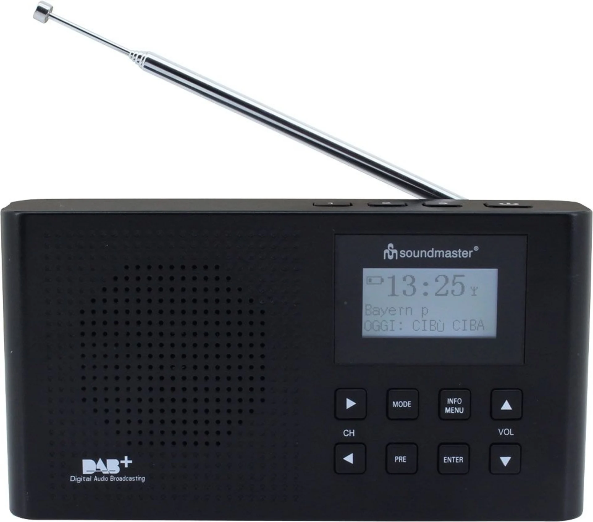 Soundmaster DAB160 radio numérique DAB+ / FM noir