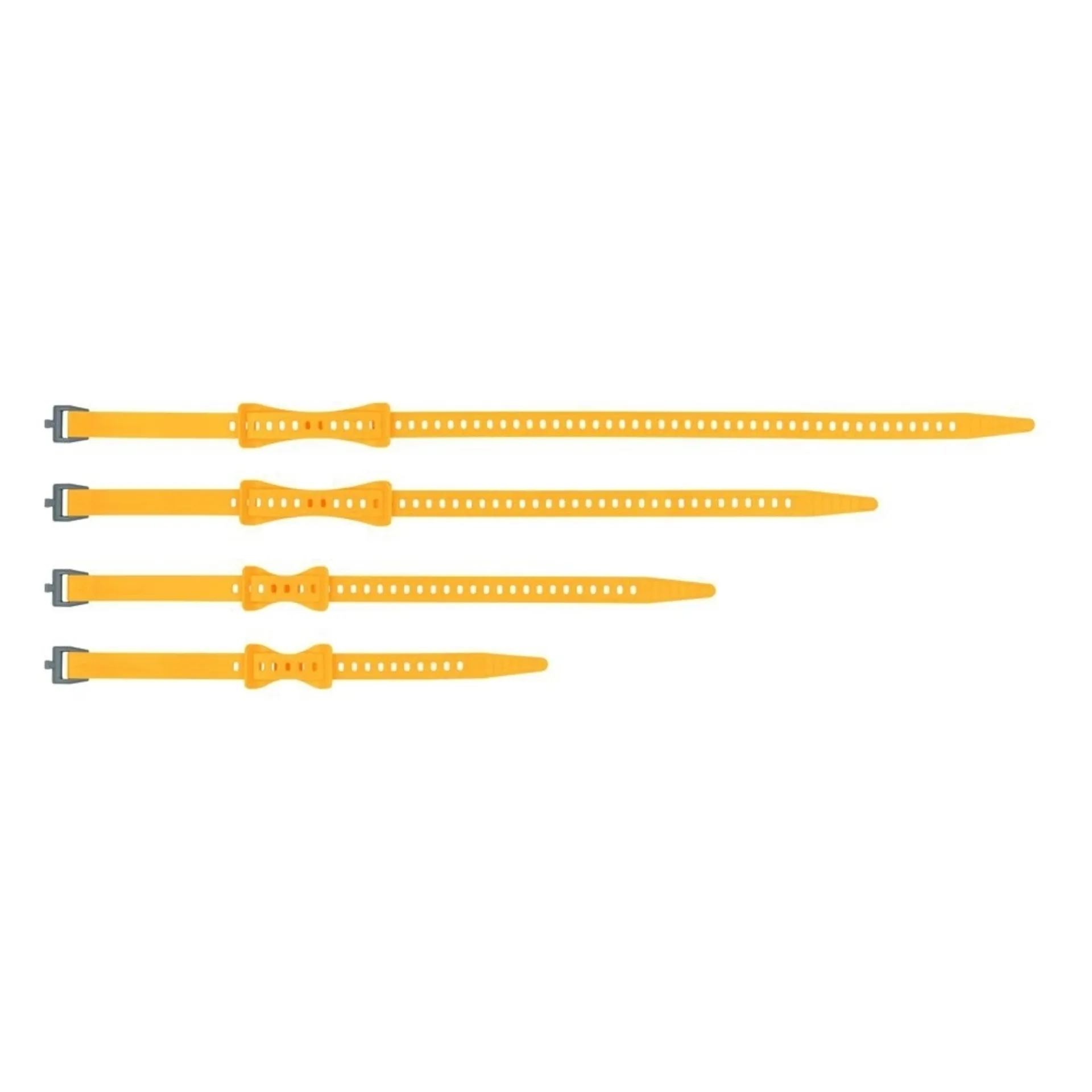 Sea to Summit Stretch-Loc Straps Sangles de fixation, set de 4, jaune