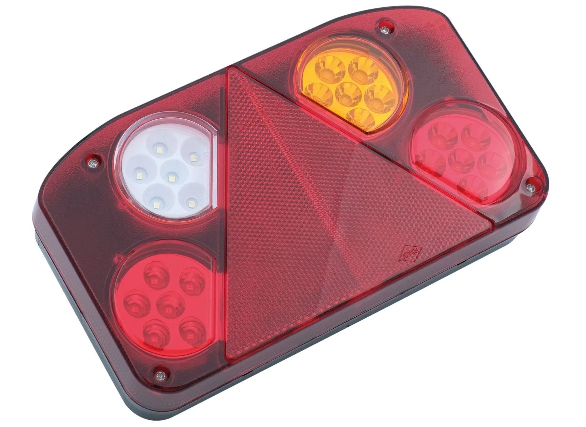 Horpol - LED Schlussleuchte 12/24 V rechts 238 x 138 mm, IP55 mit RFL und NSL Horpol - LED Schlussleuchte 12/24 V rechts 238 x 138 mm, IP55 mit RFL und NSL