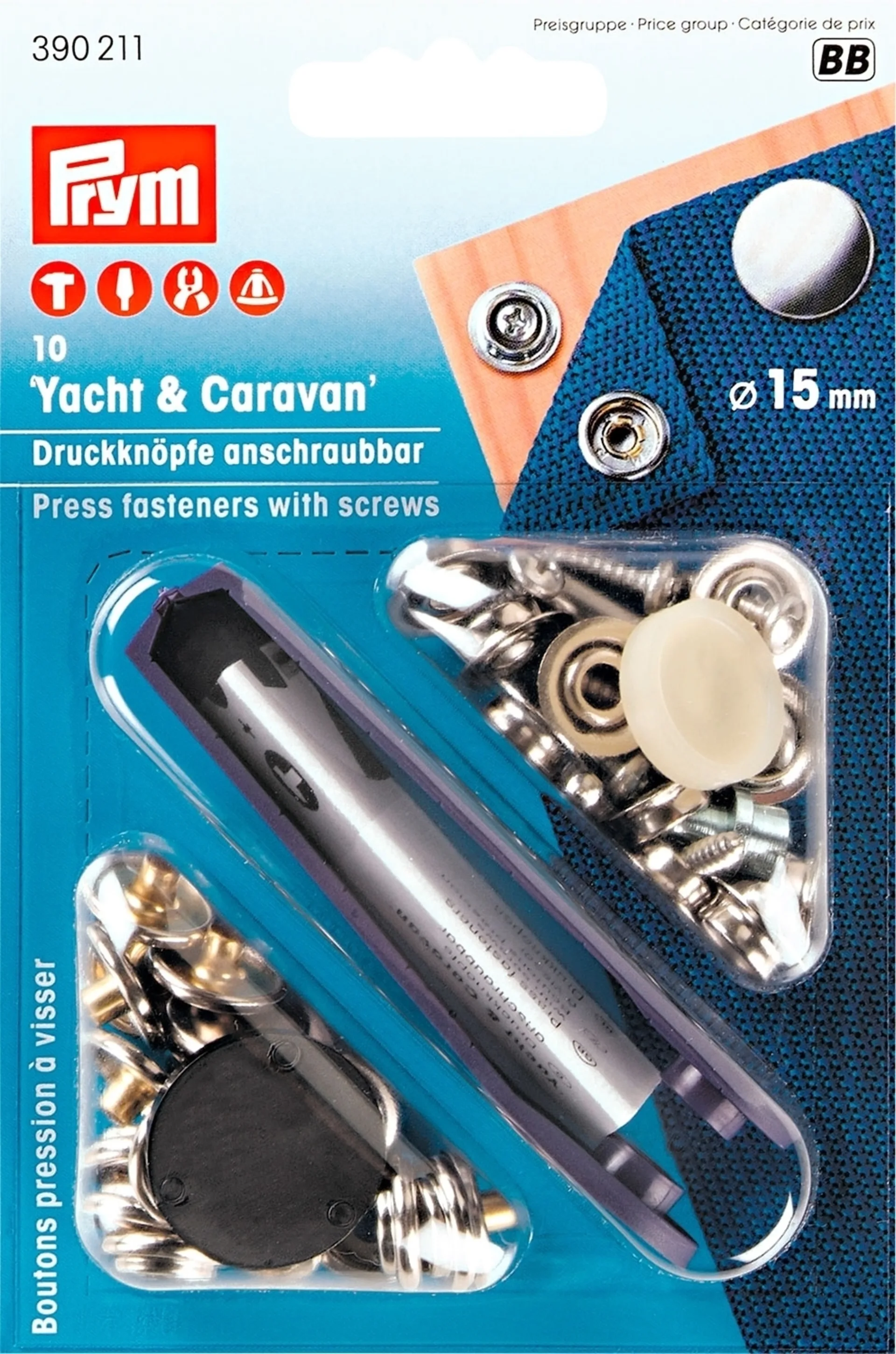 PRYM Kit de boutons-pression