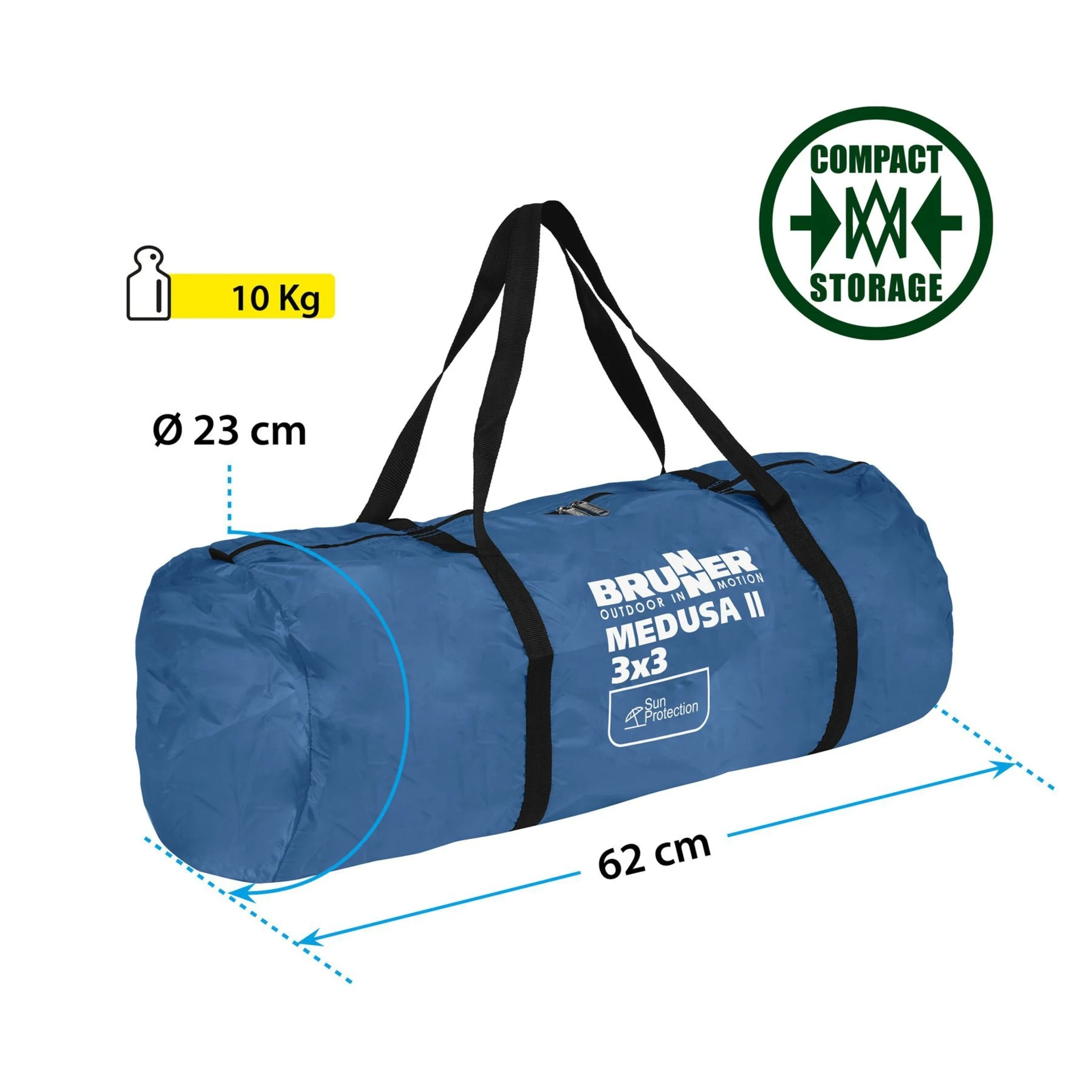 Brunner Medusa Outdoor Pavillon 3 x 3 m