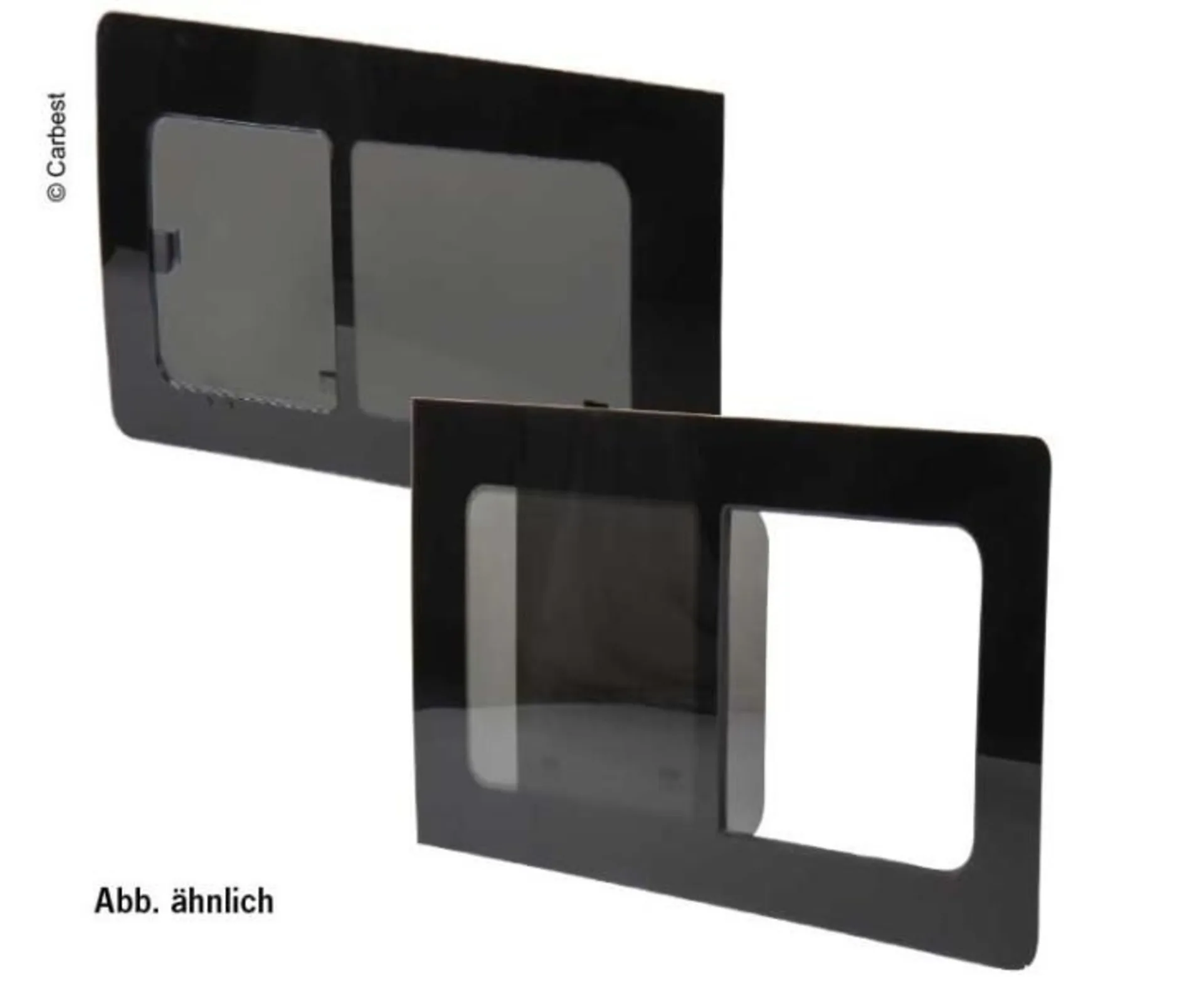 Carbest Schiebefenster für Fiat Ducato, Peugeot Boxer und Citroen Jumper ab Baujahr 2007 in dunkel getöntem Sicherheitsglas (für L2/L4/L5)