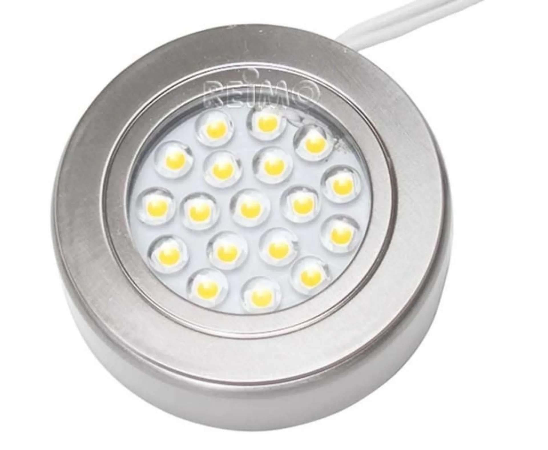 LED Aufbauspot mit Touchschalter und 18 warmweissen SMD LEDs LED Aufbauspot mit Touchschalter und 18 warmweissen SMD LEDs