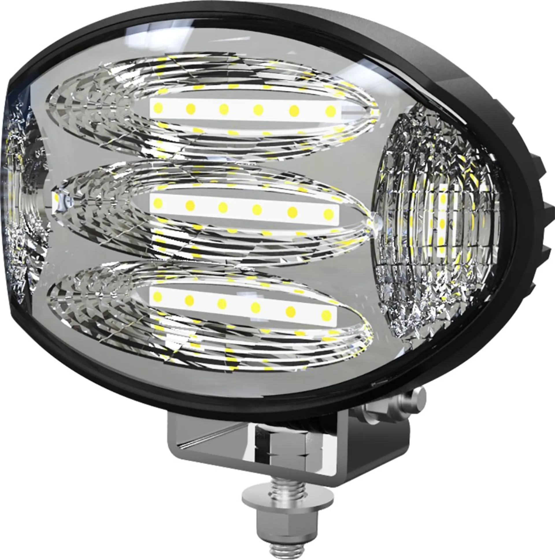 OLEDONE-LED-Arbeitsscheinw. 6’000 Lumen Sideshooter-Farbwechsel 155 x 100 mm, 6’000 Lumen, IP69K, 9 - 32 V, 60 W