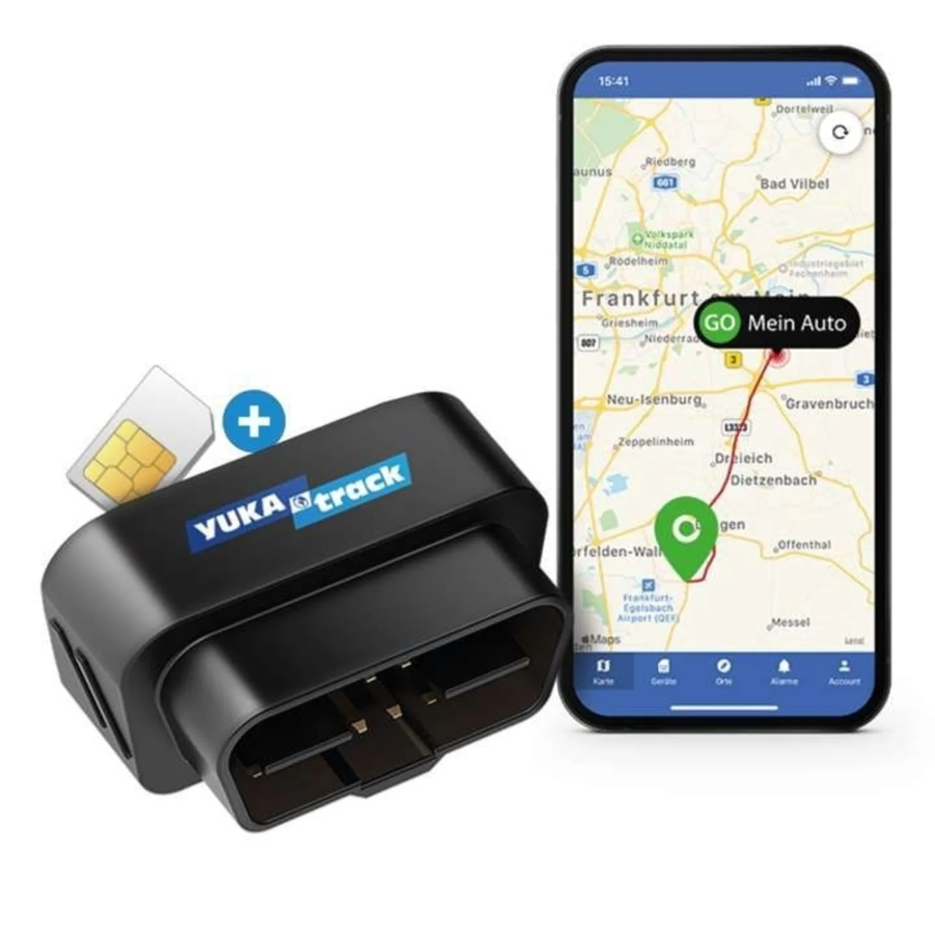 Yukatrack OBD2 GPS Fahrzeug Ortungssystem