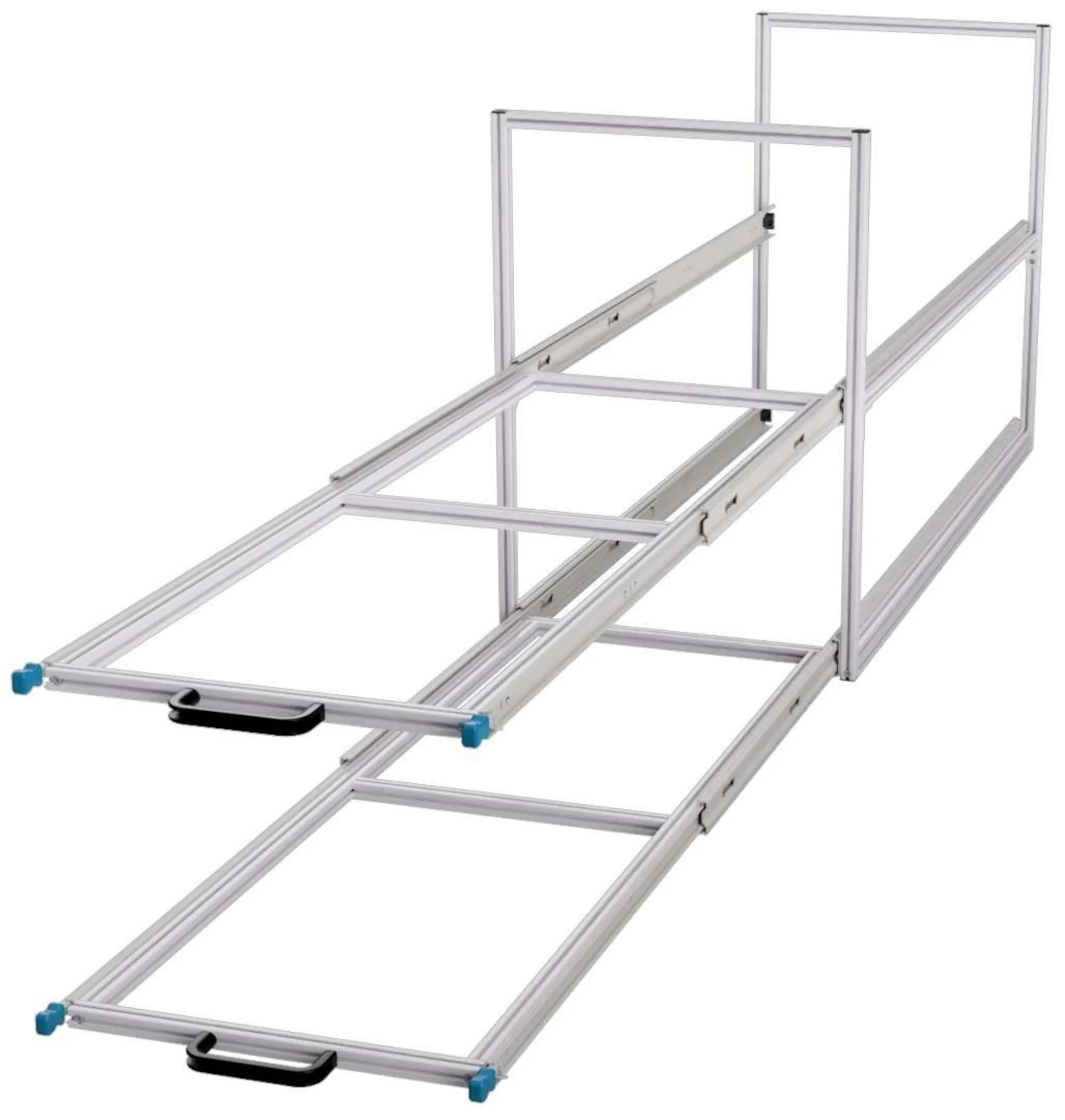 SYS-RACK Kastenwagen Heckauszug Regal-System 124 x 49 x 70,5 cm