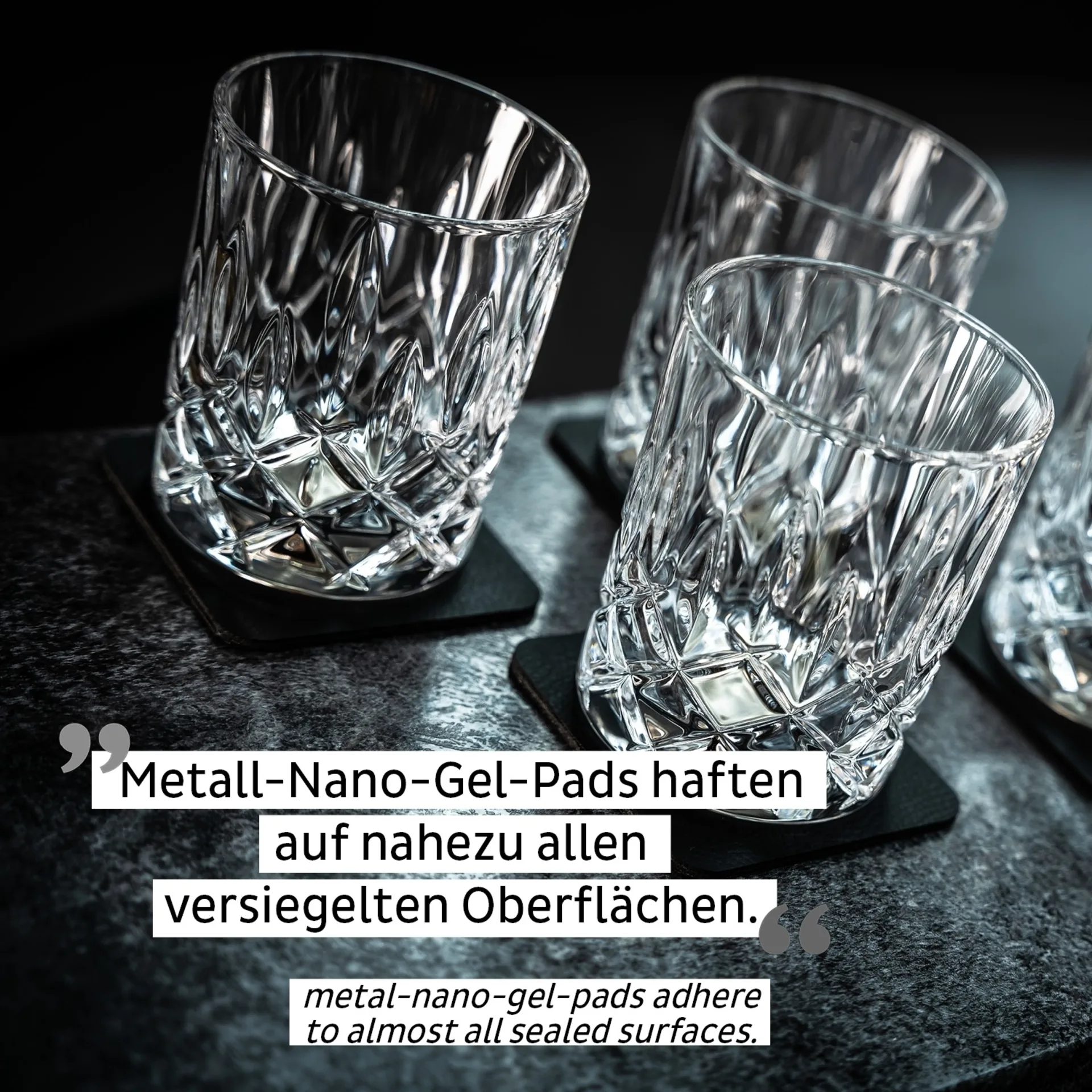 silwy® Magnet-Kristallgläser WHISKY