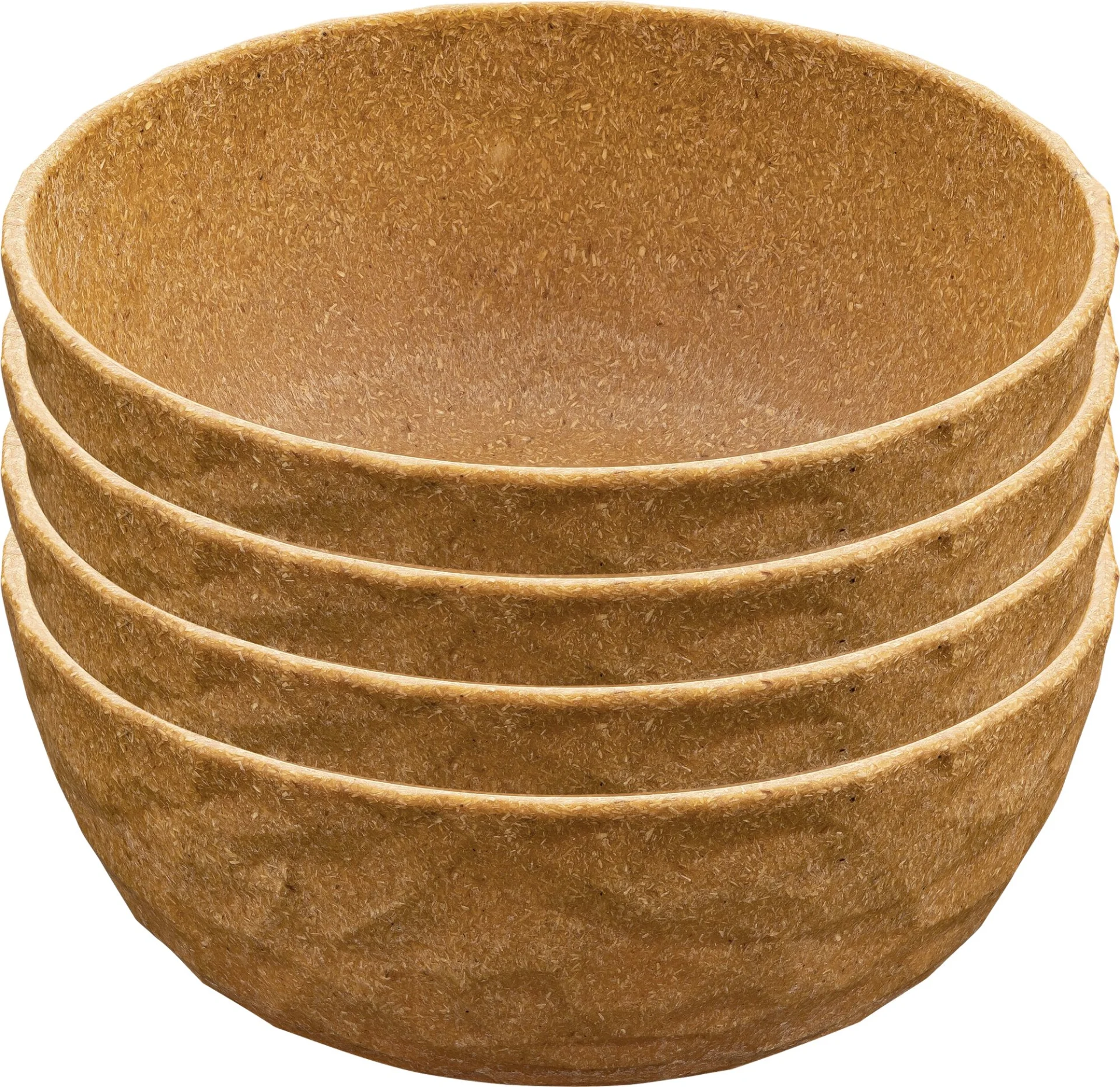 Koziol Club Bowl Schale 4-tlg. 700 ml - Nature Wood