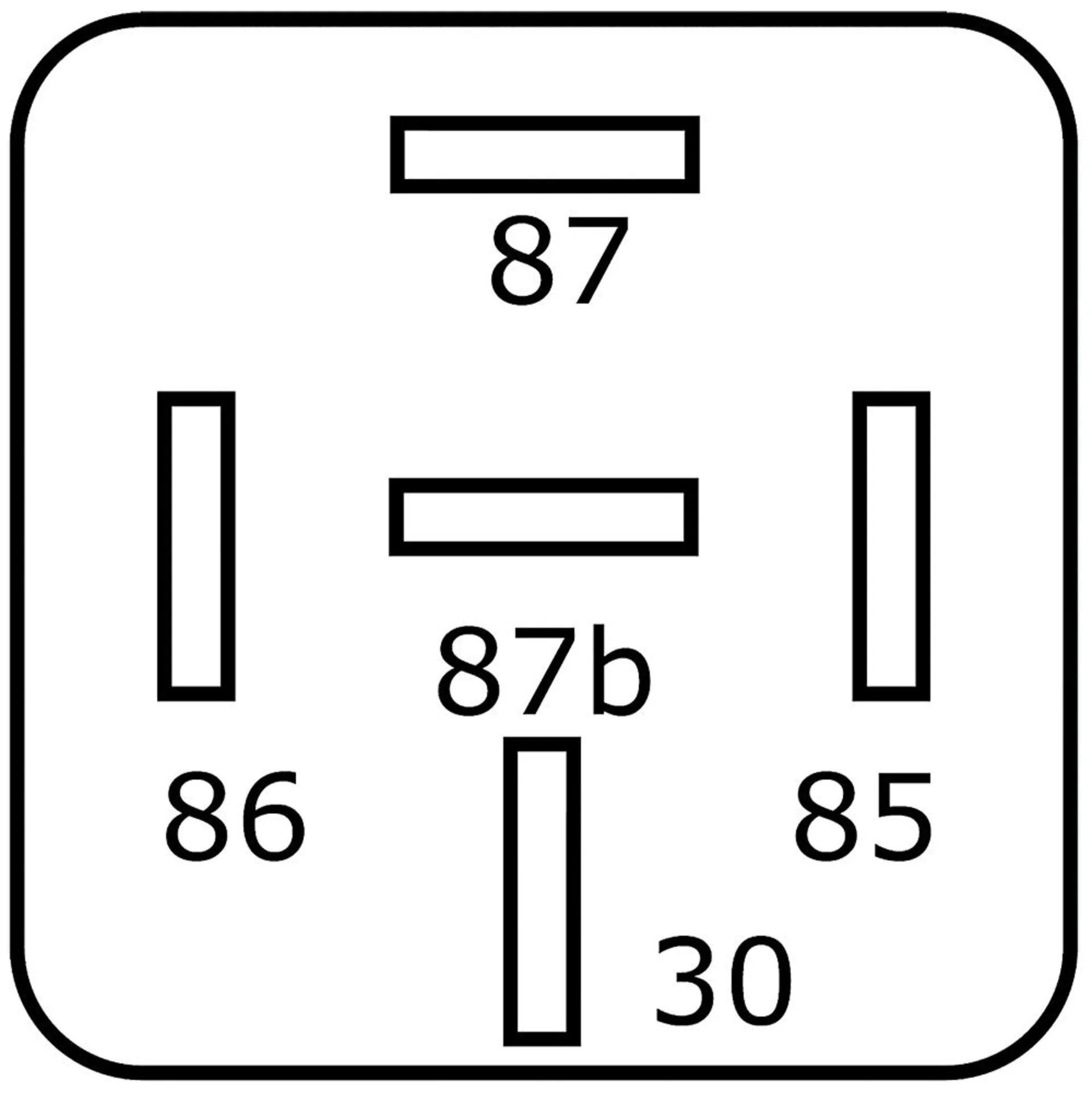 Mini-relais 24V 2x15A