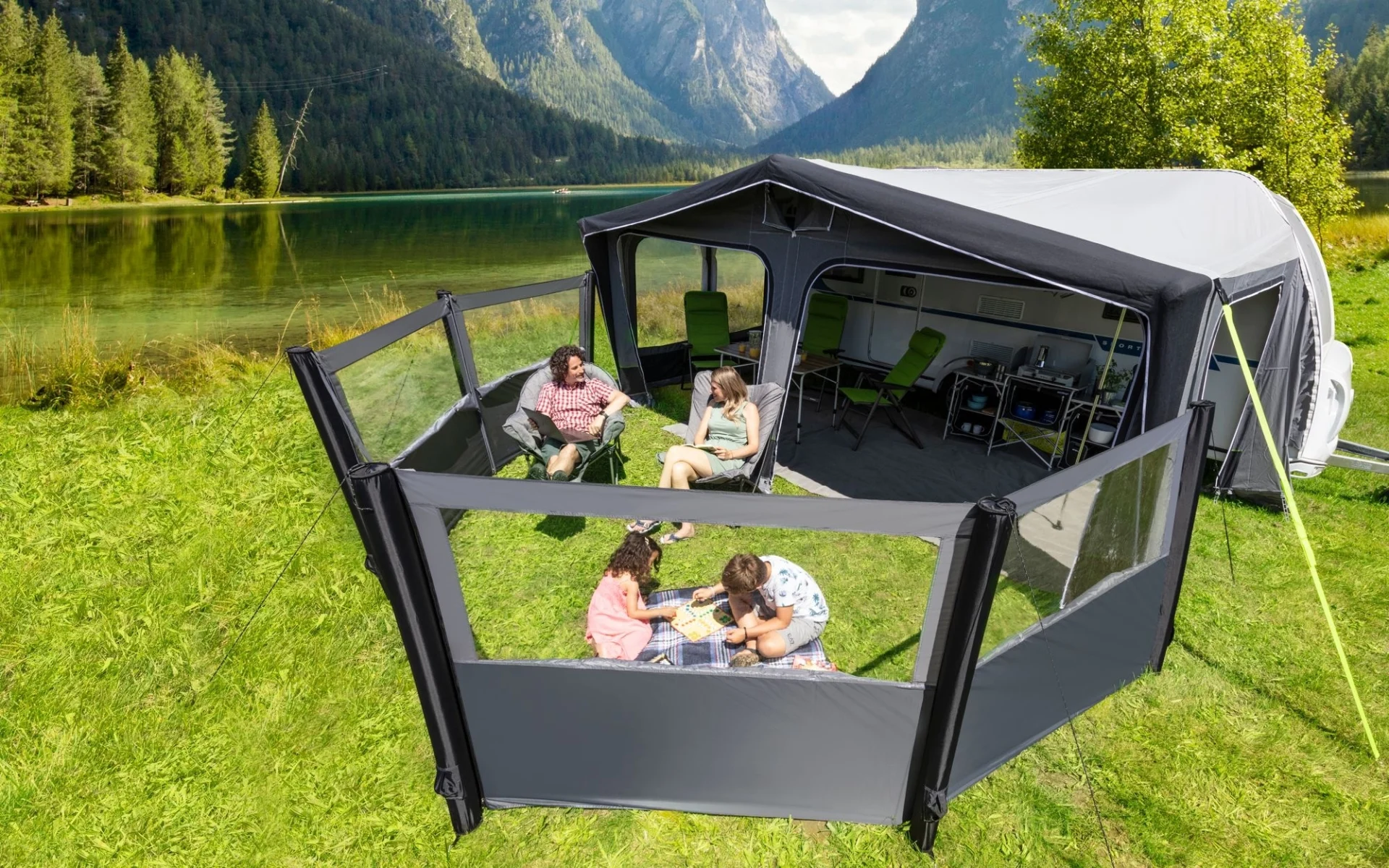 Berger Windschutz Valtellina-Air 480 x 140 cm