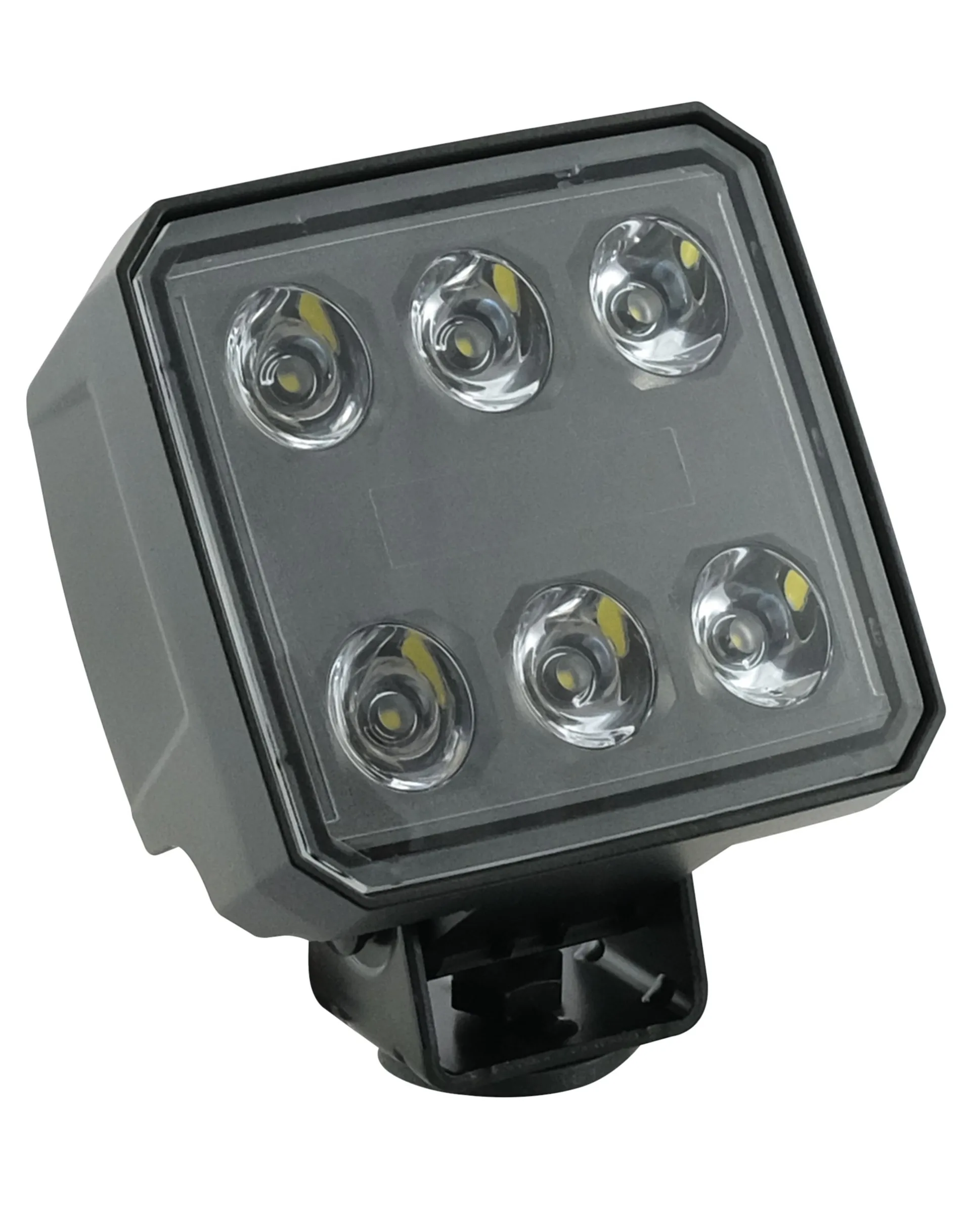 Grands projecteurs de travail LED 12/24 V (allemand) 110 x 110 mm, 4 800 lumens, IP69K, faisceau large