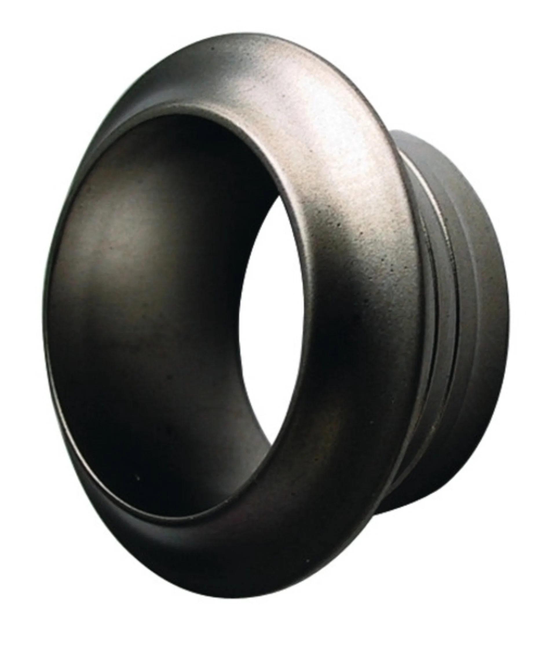 Poignée de meuble rosette pour bois de 13 mm d'épaisseur en argent mat
