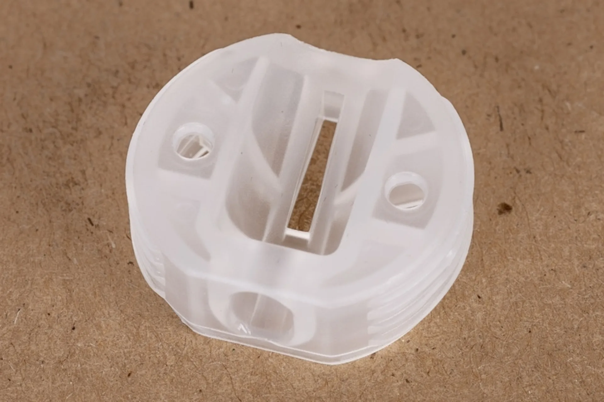 Kunststoff-Möbelverbinder - Ø 22,8 mm - Transparent