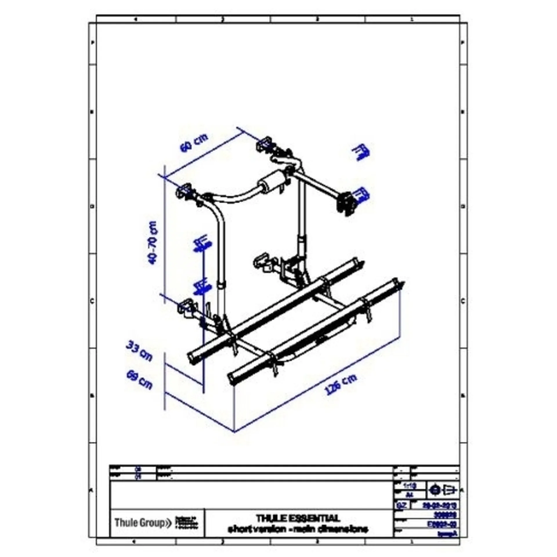 Essential Short Fahrradträger Thule Fahrradträger