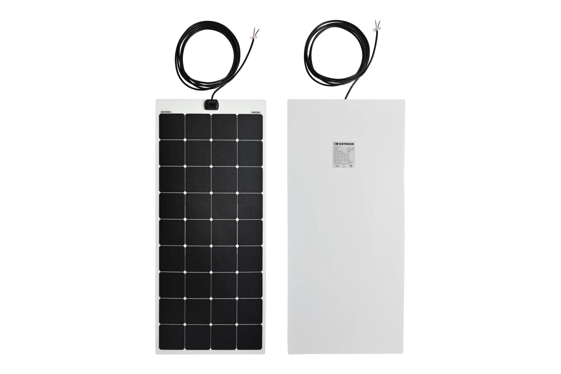 Outmove Flexibles 135W Solarpanel SunPower - High Efficiency