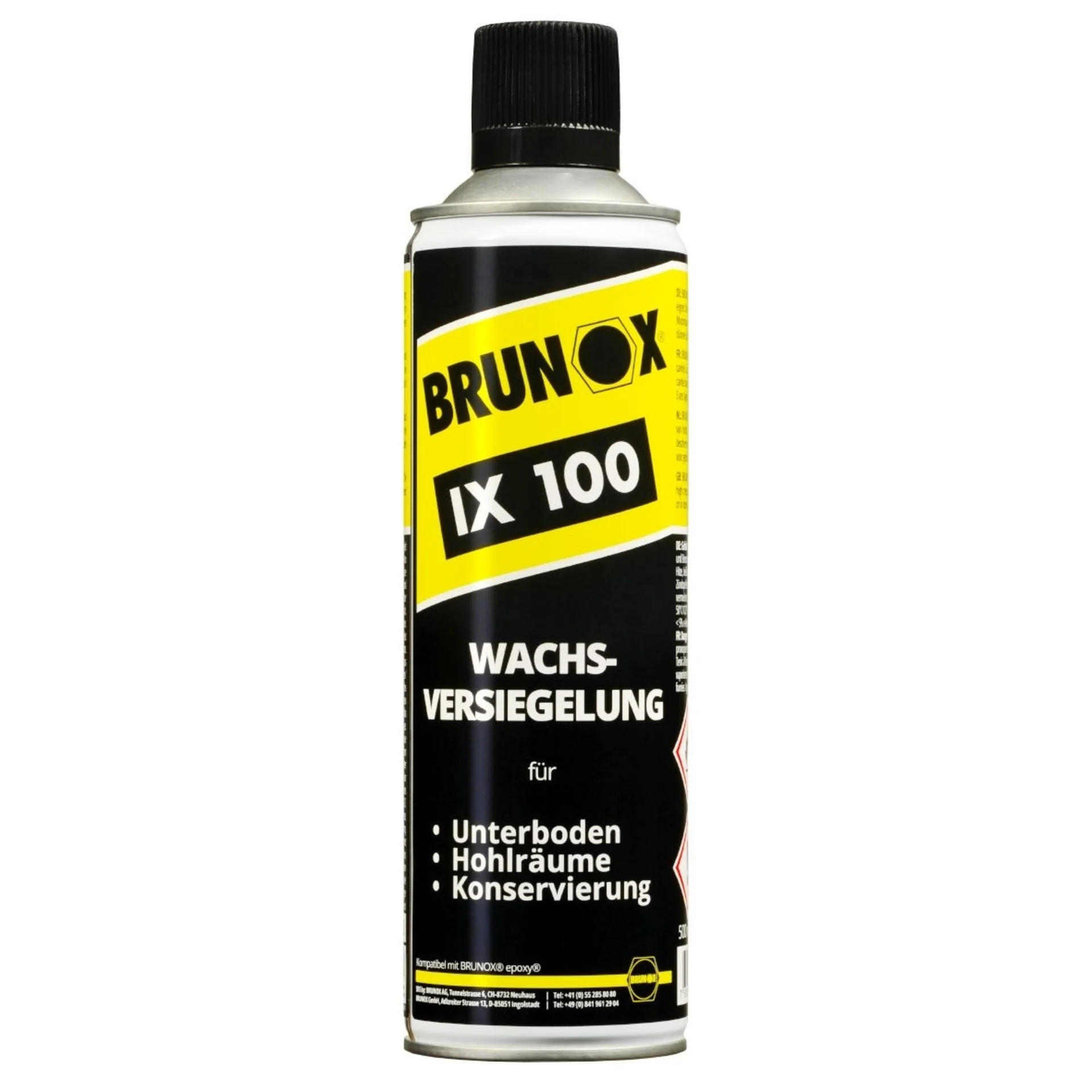 Brunox 100IX Spray anticorrosion 500 ml Protection anticorrosion et vitrification 500 ml