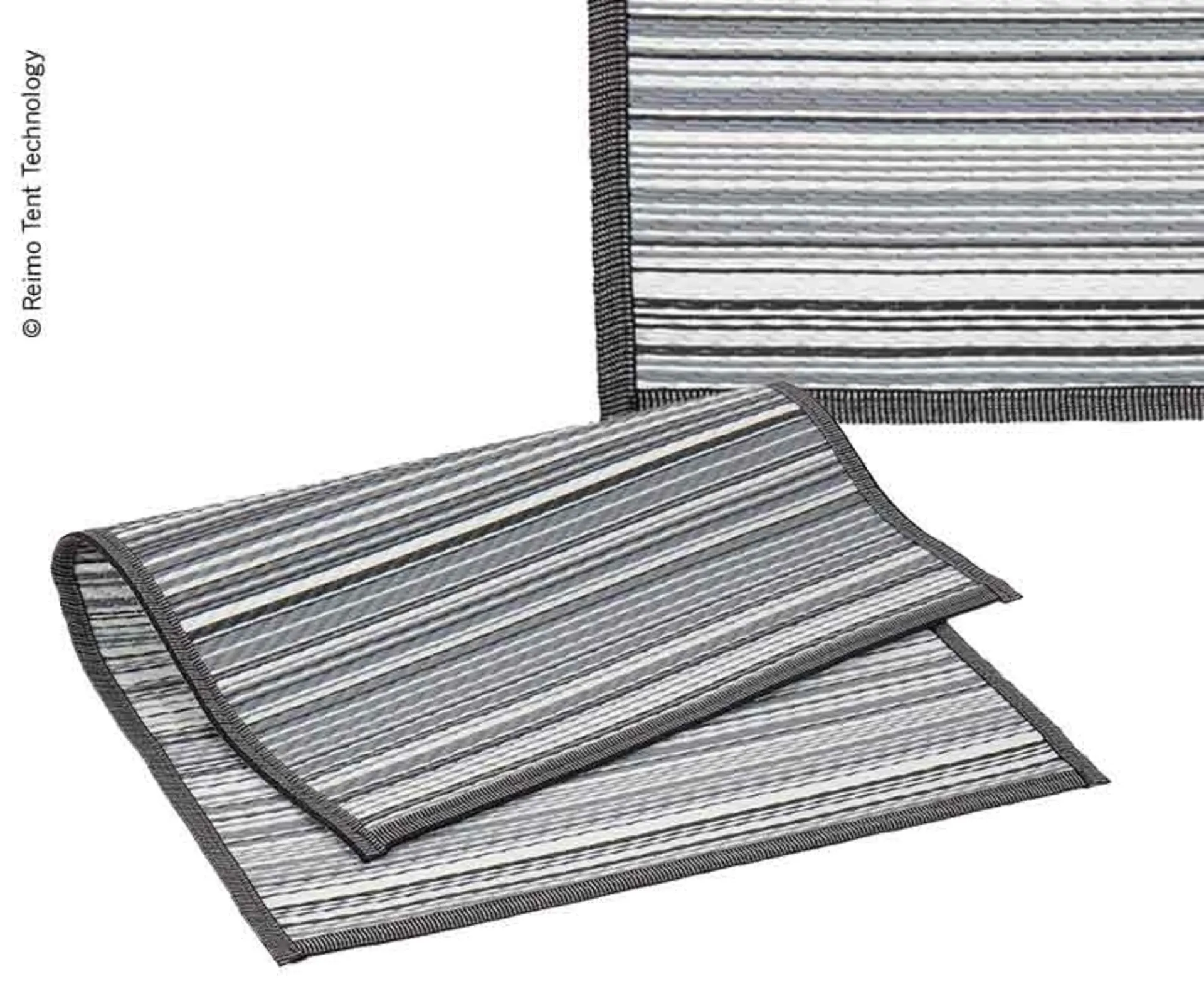Markisenteppich VILLA STRIPE 2,5x3,9m, PP, inkl. Transporttasche