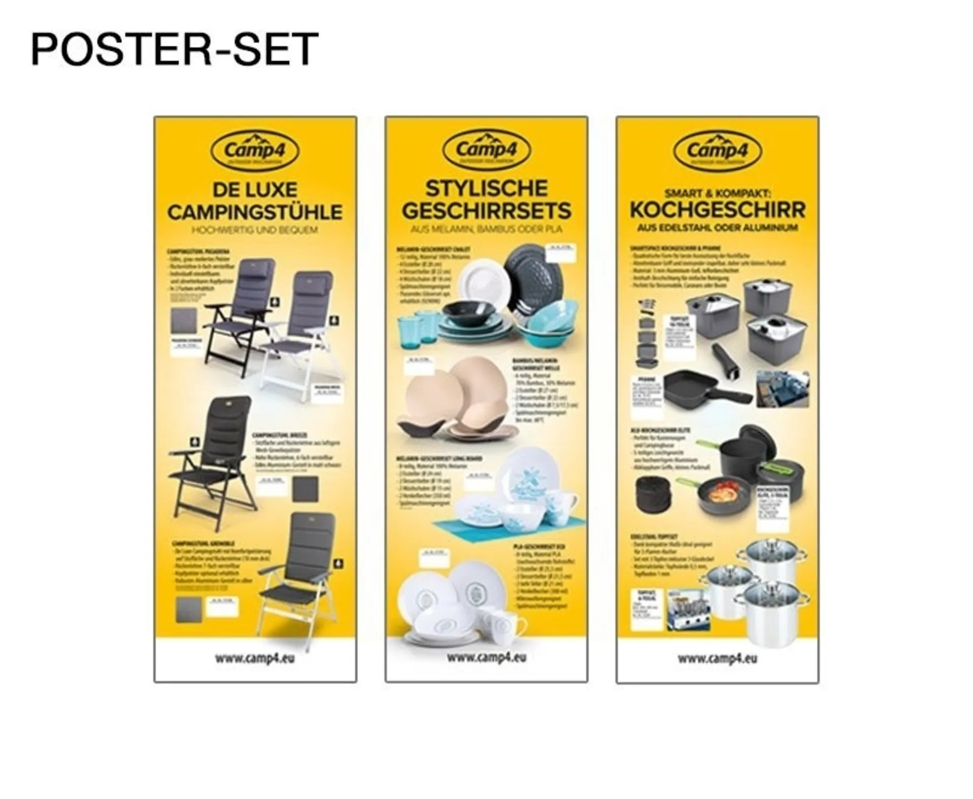 Poster Set Deutsch (13 Poster, Masse 420x1189mm)