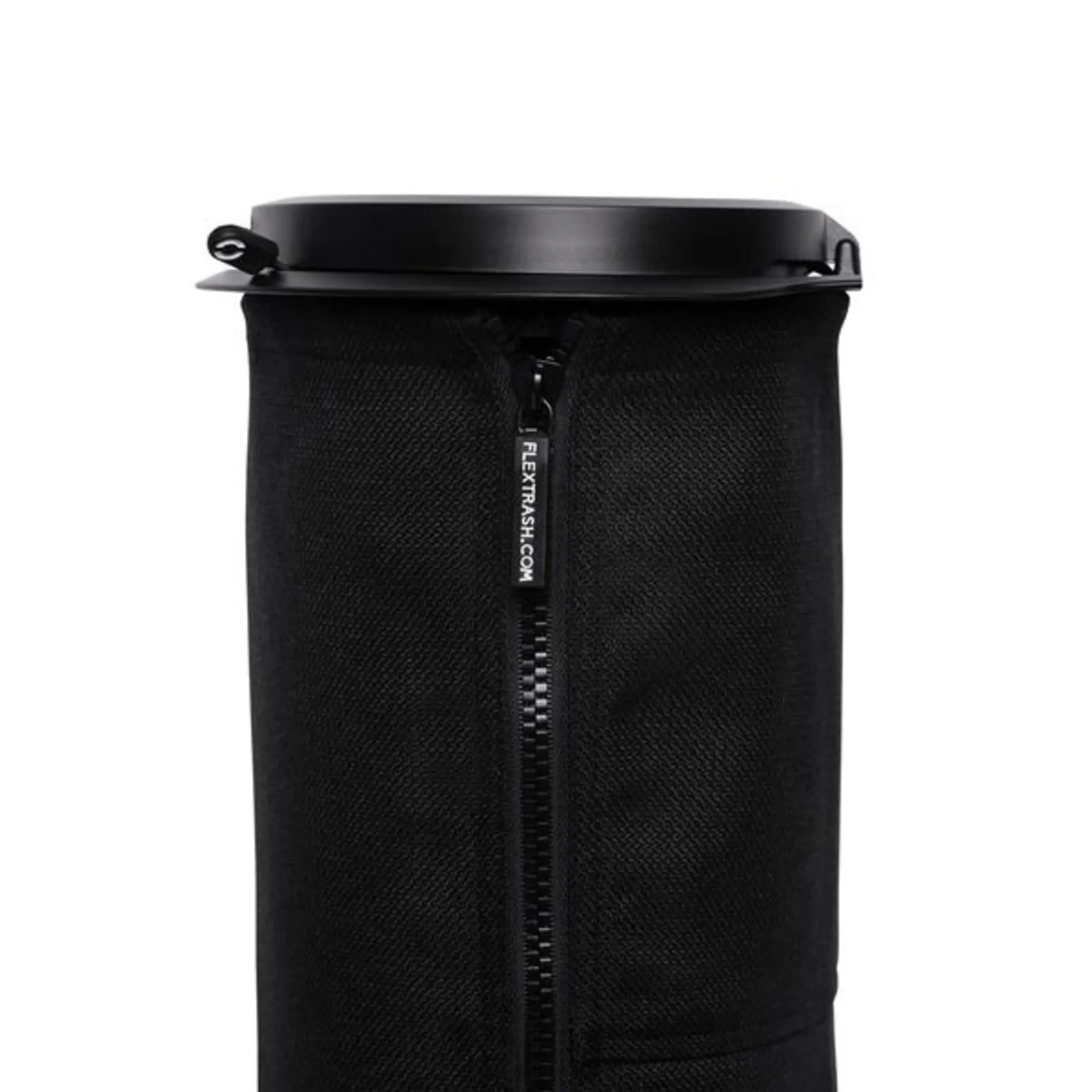 Flextrash Mülleimer 9 Liter, schwarz, aus biologisch abbaubarem Material
