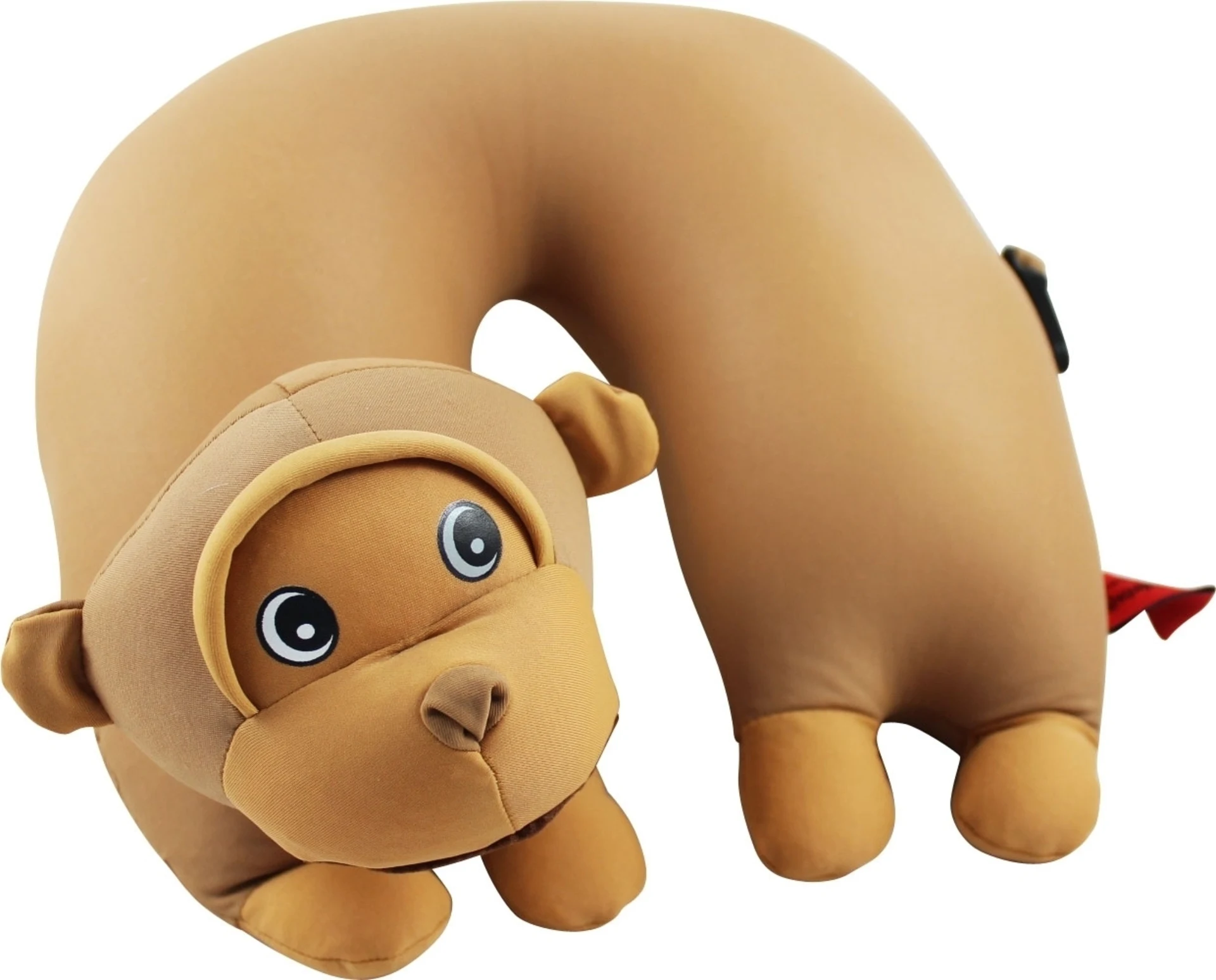 Oreiller de voyage pour enfants « Cuddlebug » en forme de singe
