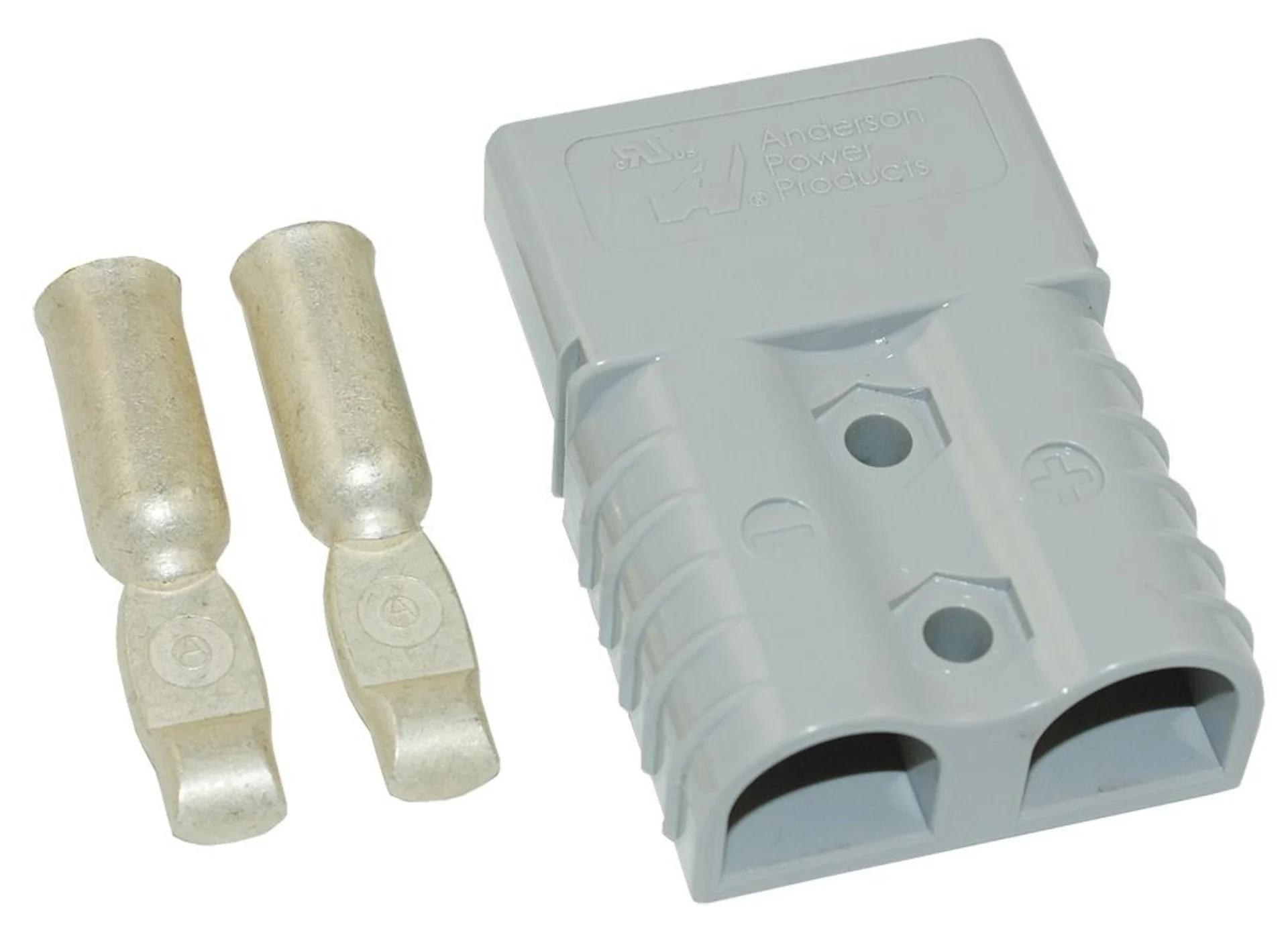 1 Stk. Stecker Anderson Power 2-pol 35 mm2 grau 2-pol / 35 mm2 / 120 A / 6.5 x 4.5 cm