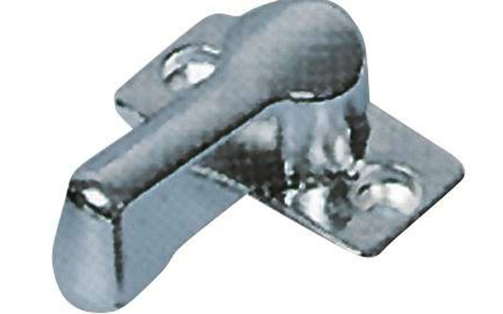 STS poussoir de porte chromé 5 mm