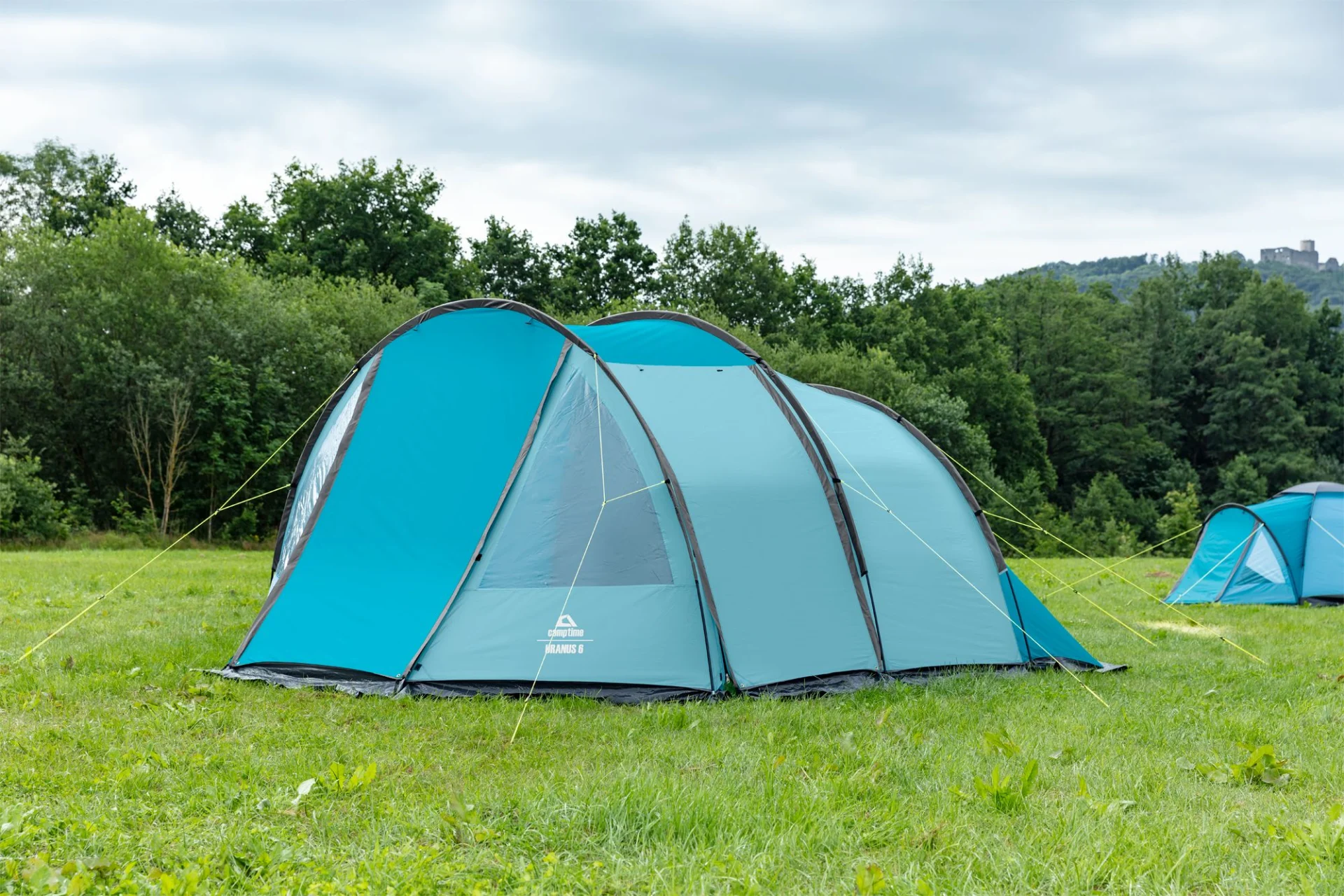 Camptime Uranus 6 Tunnelzelt hellblau für 6 Personen