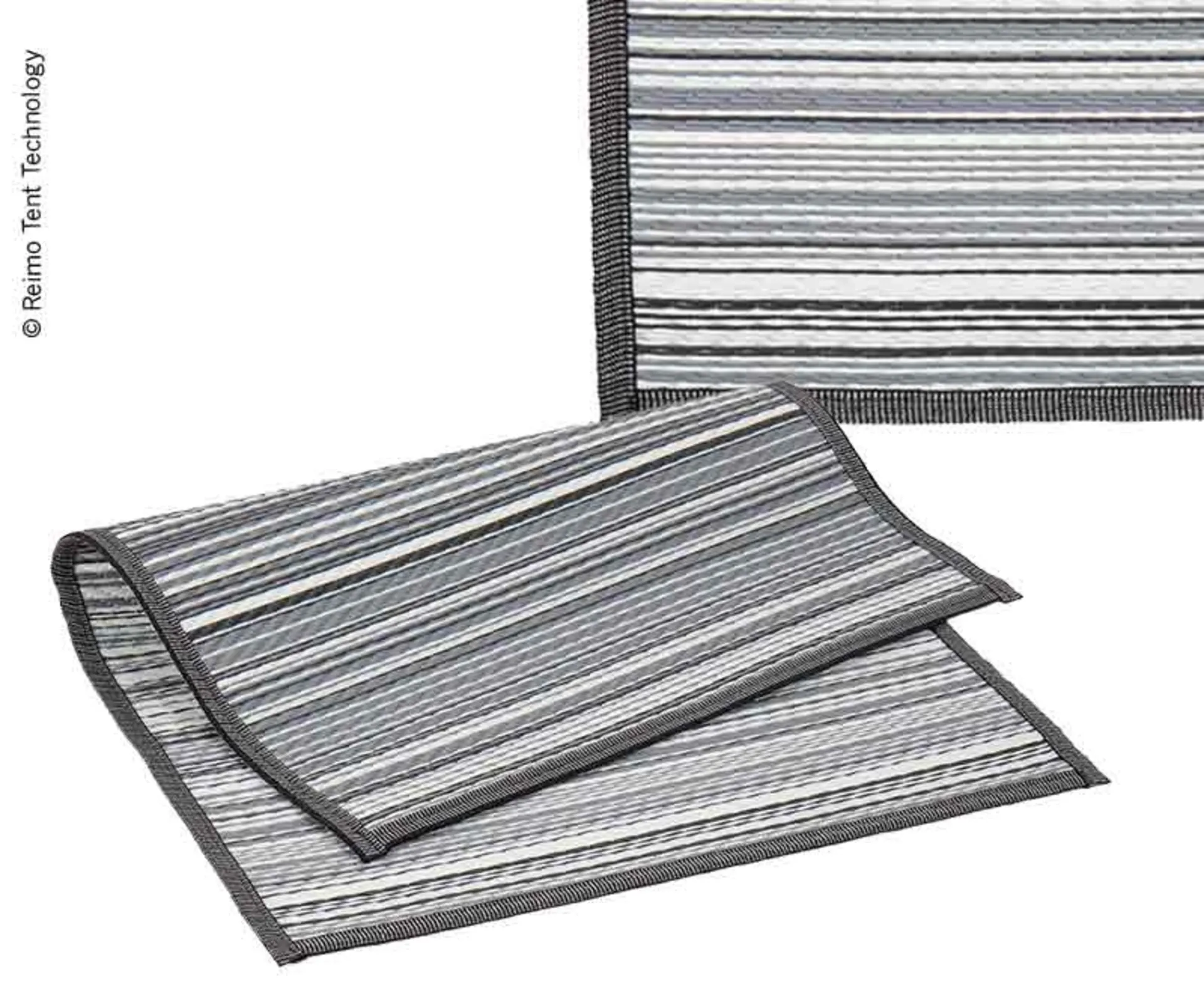 Markisenteppich VILLA STRIPE 2,5x3,9m, PP, inkl. Transporttasche