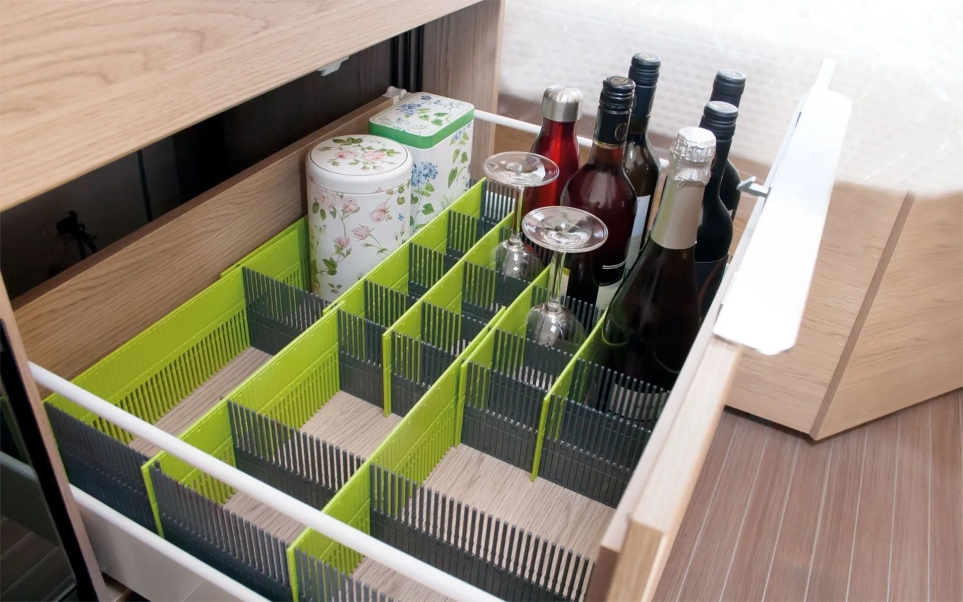 Purvario by Dörr Plinthes d'accumulation Maxxi Set de 8 Pure Lemon