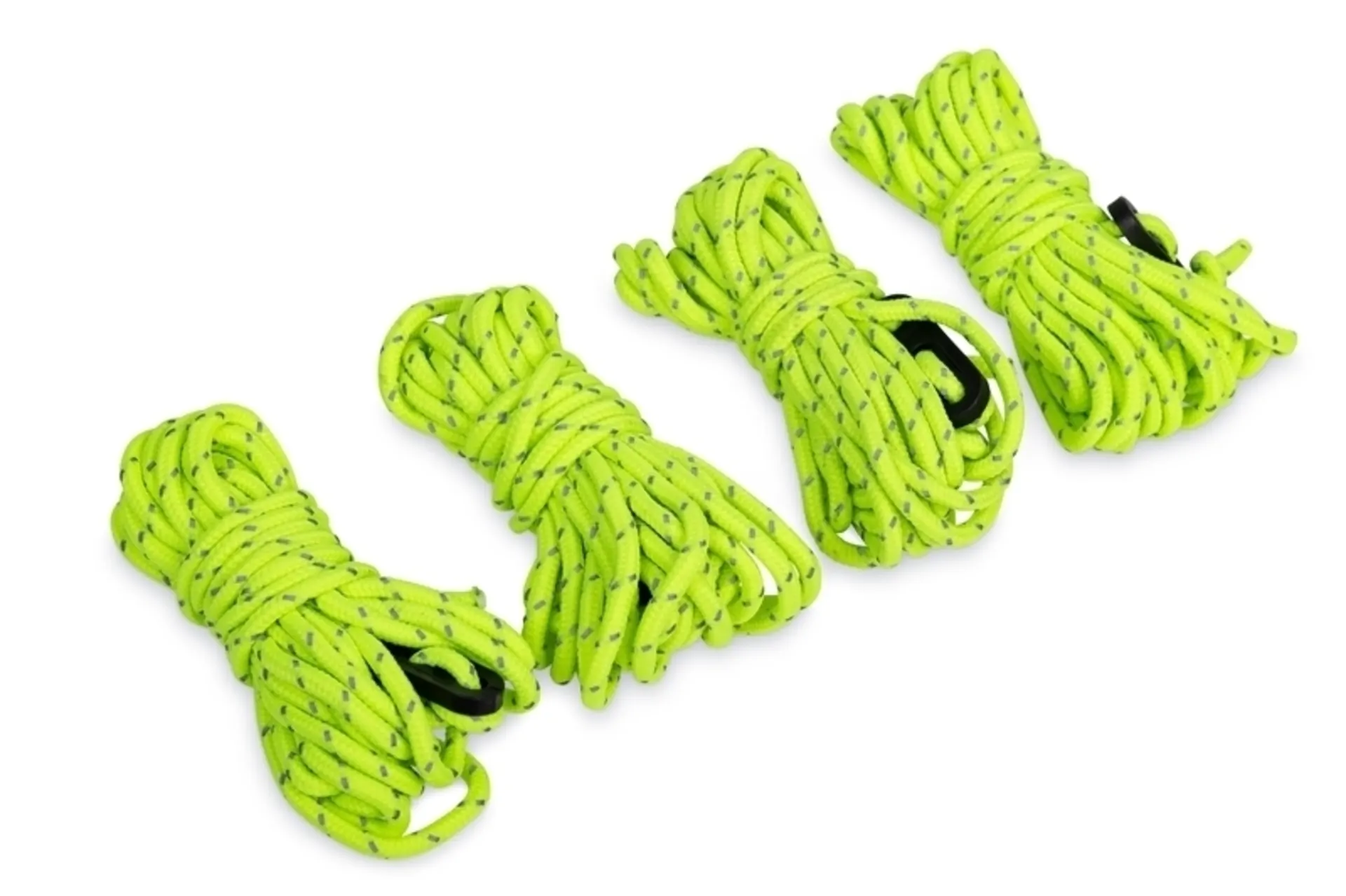 Spannleine grün 3m lang, Ø 3mm, 4 Stück Spannleine grün 3m lang, Ø 3mm, 4 Stück