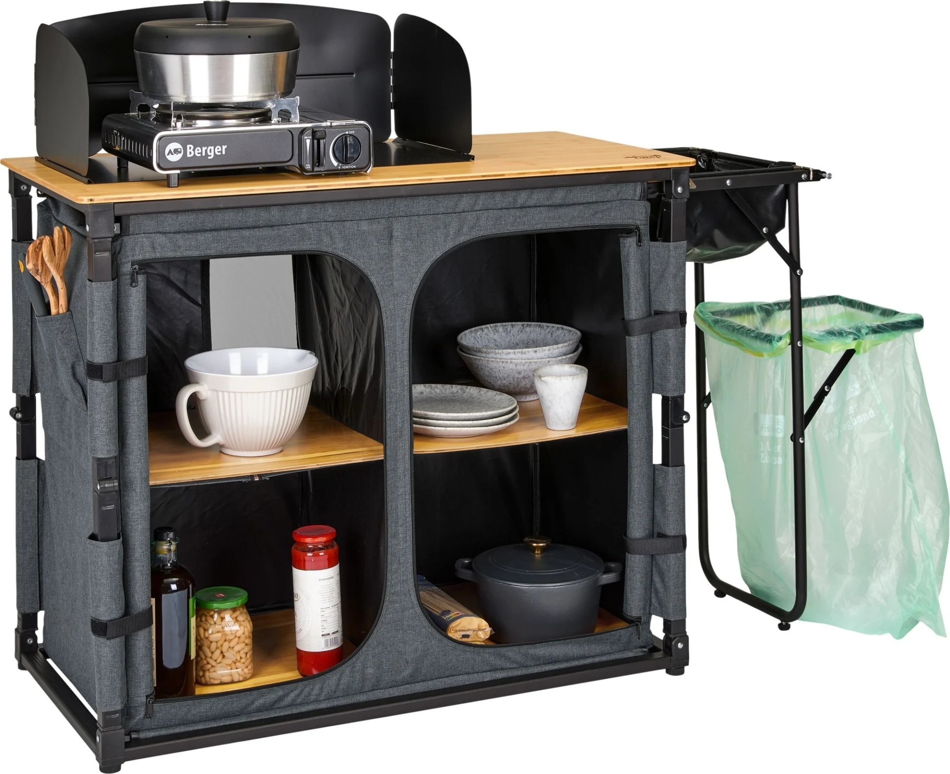 Pare-vent Camplife 30 cm pour boîtes de cuisine Pare-vent Camplife 30 cm pour boîtes de cuisine