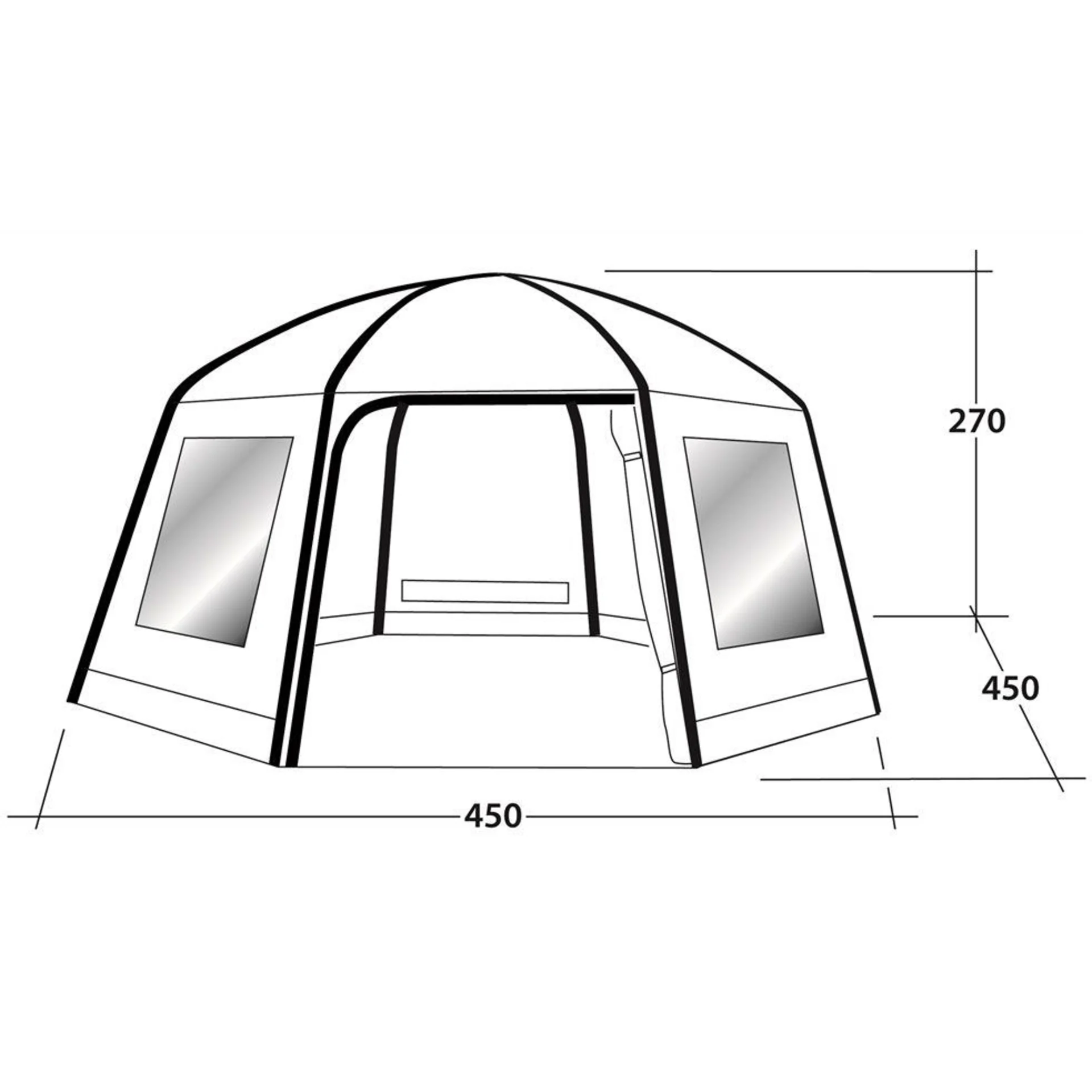 Aero Yurt Robens (1 x gestanden)