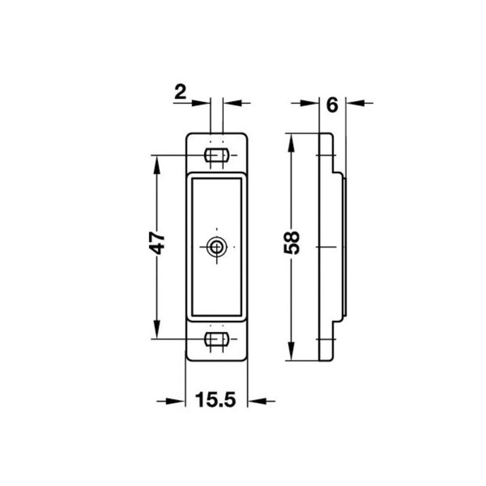 Magnet-Verschluss 2er SB-verpackt