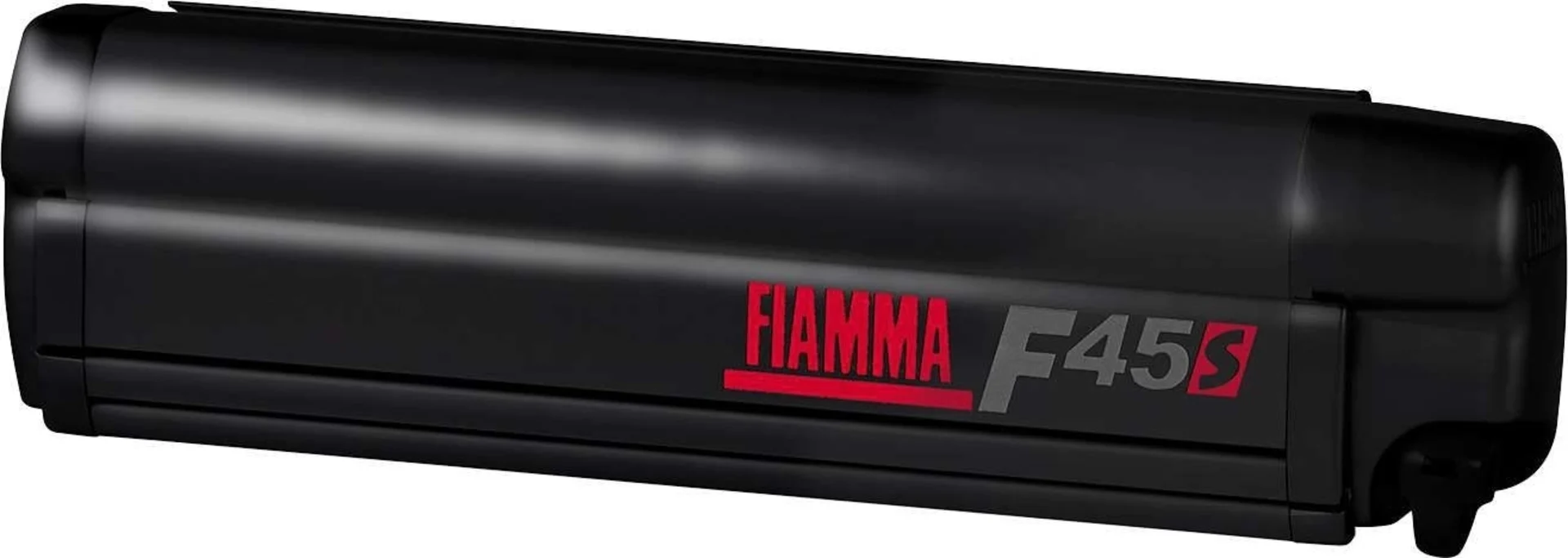 Fiamma F45s 300 Wandmarkise Gehäusefarbe Deep Black Tuchfarbe Royal Grey 3 m