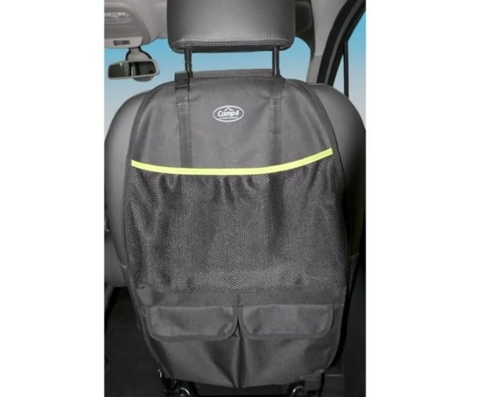 Utensilo TESSA Seat, Sitzorganizer, schwarz/lime